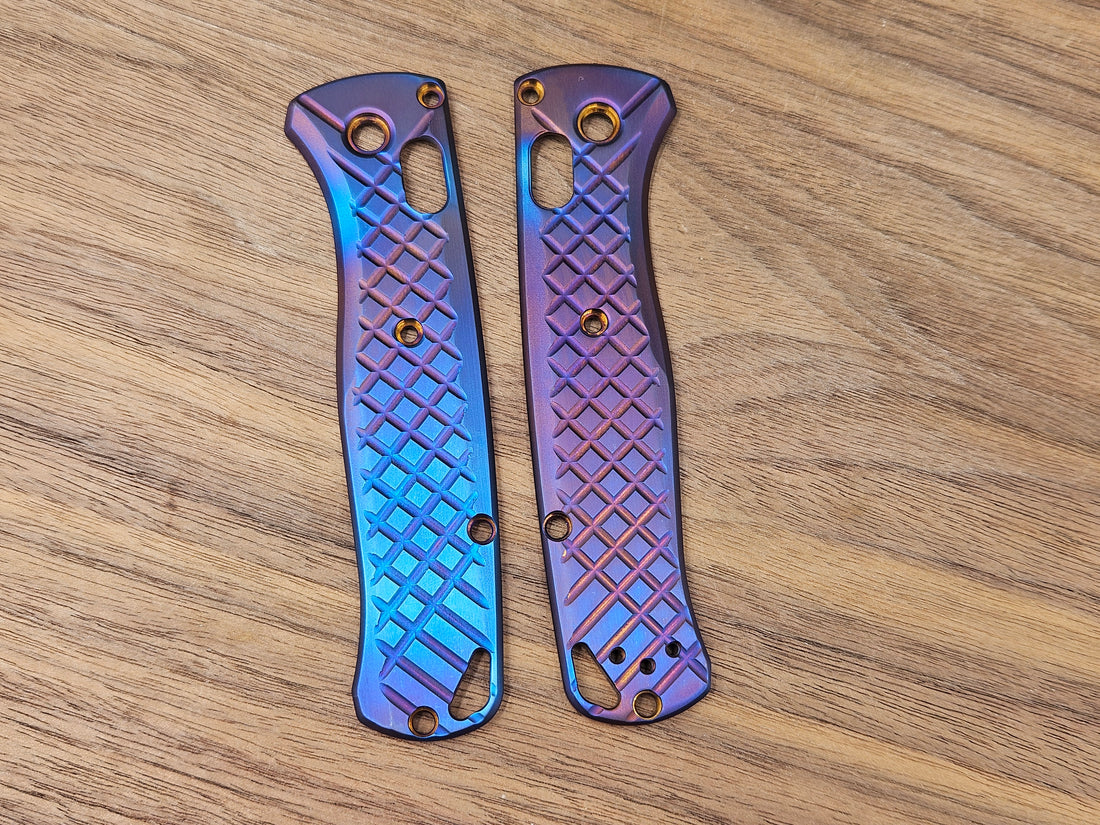 CLR Benchmade Bugout 535<br>Titanium Frag Flamed