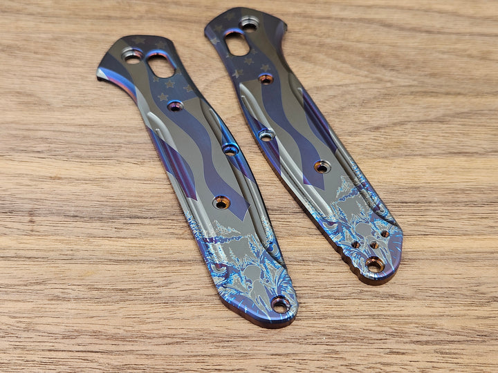 CLR Benchmade 940 Osborne<br>Titanium Standard 4th Eagle Flamed