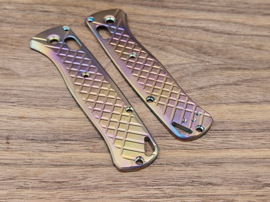 CLR Benchmade Bugout 535<br>Titanium Frag Oil Slick