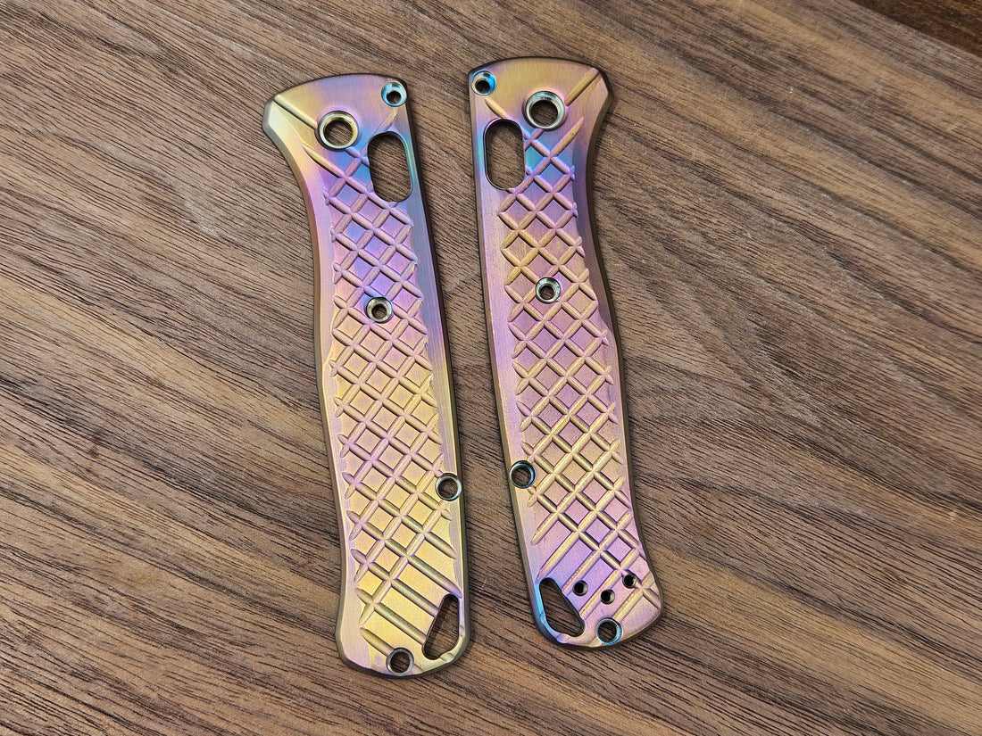 CLR Benchmade Bugout 535<br>Titanium Frag Oil Slick