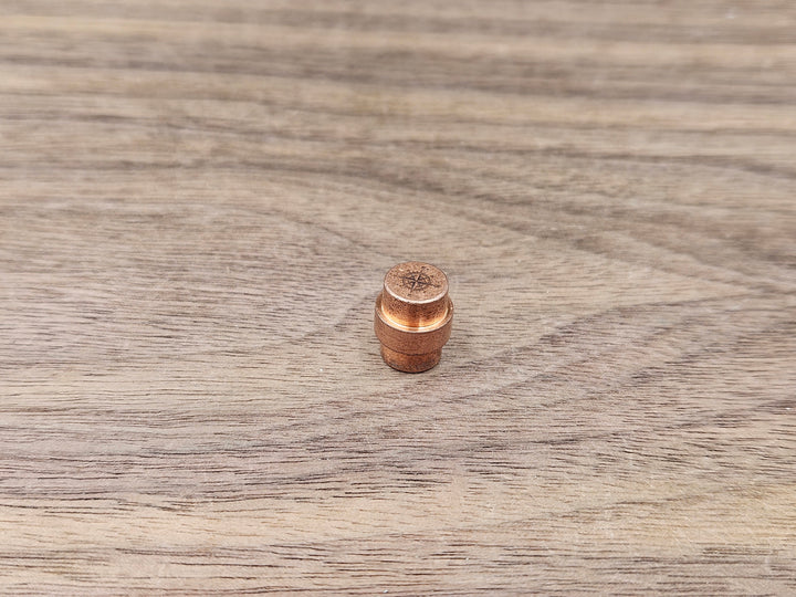 CLR Copper Lanyard Hole Plug<br>Spyderco Manix 2 Compass Stone Washed