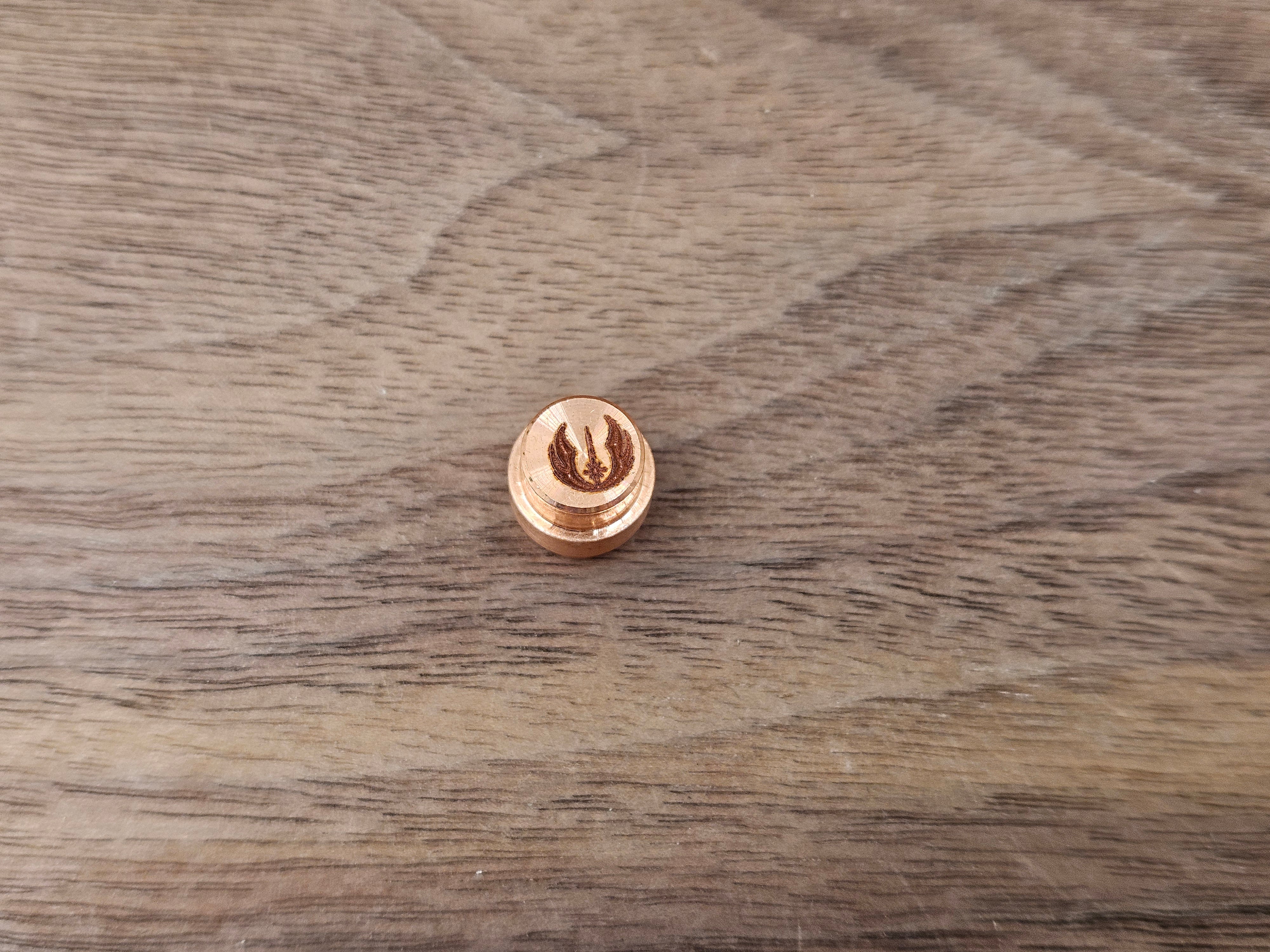 CLR Copper Lanyard Hole Plug<br>Spyderco Manix 2 Jedi Brushed