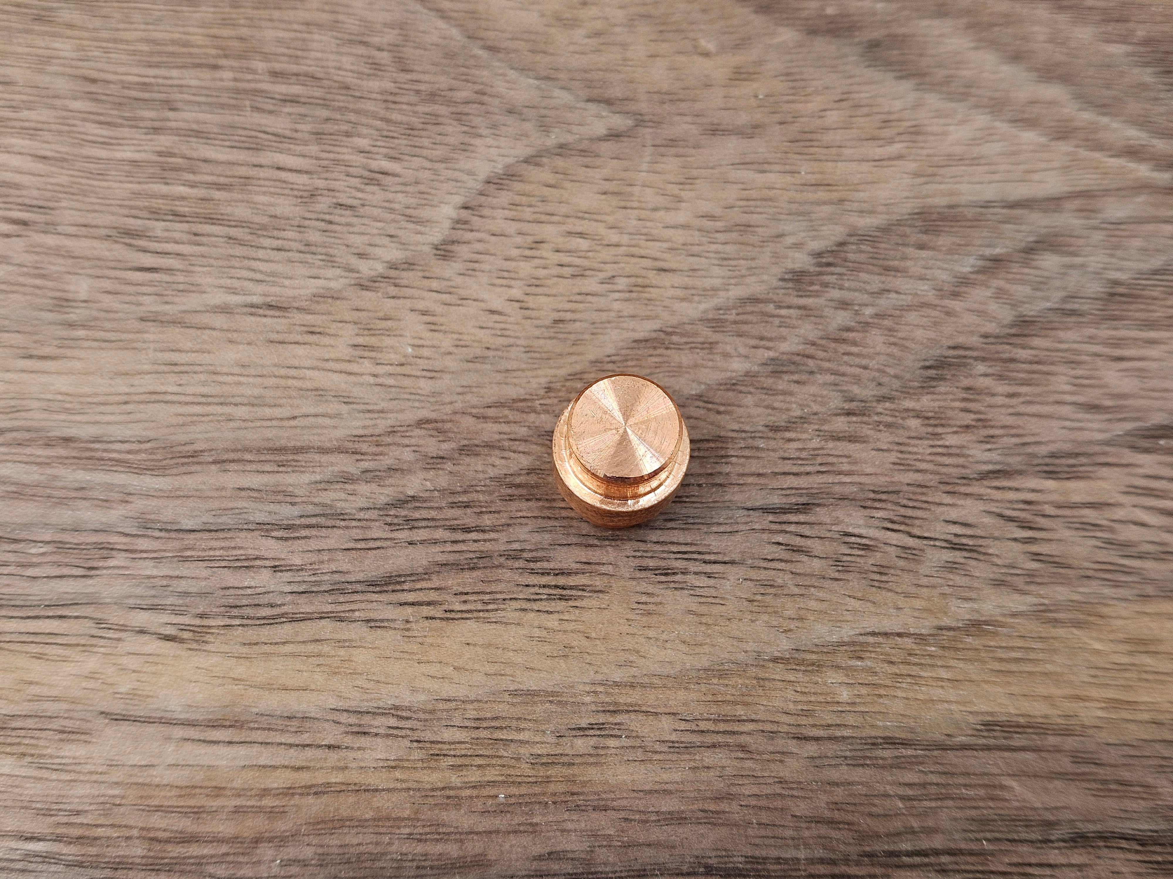 CLR Copper Lanyard Hole Plug<br>Spyderco Manix 2 Jedi Stone Washed