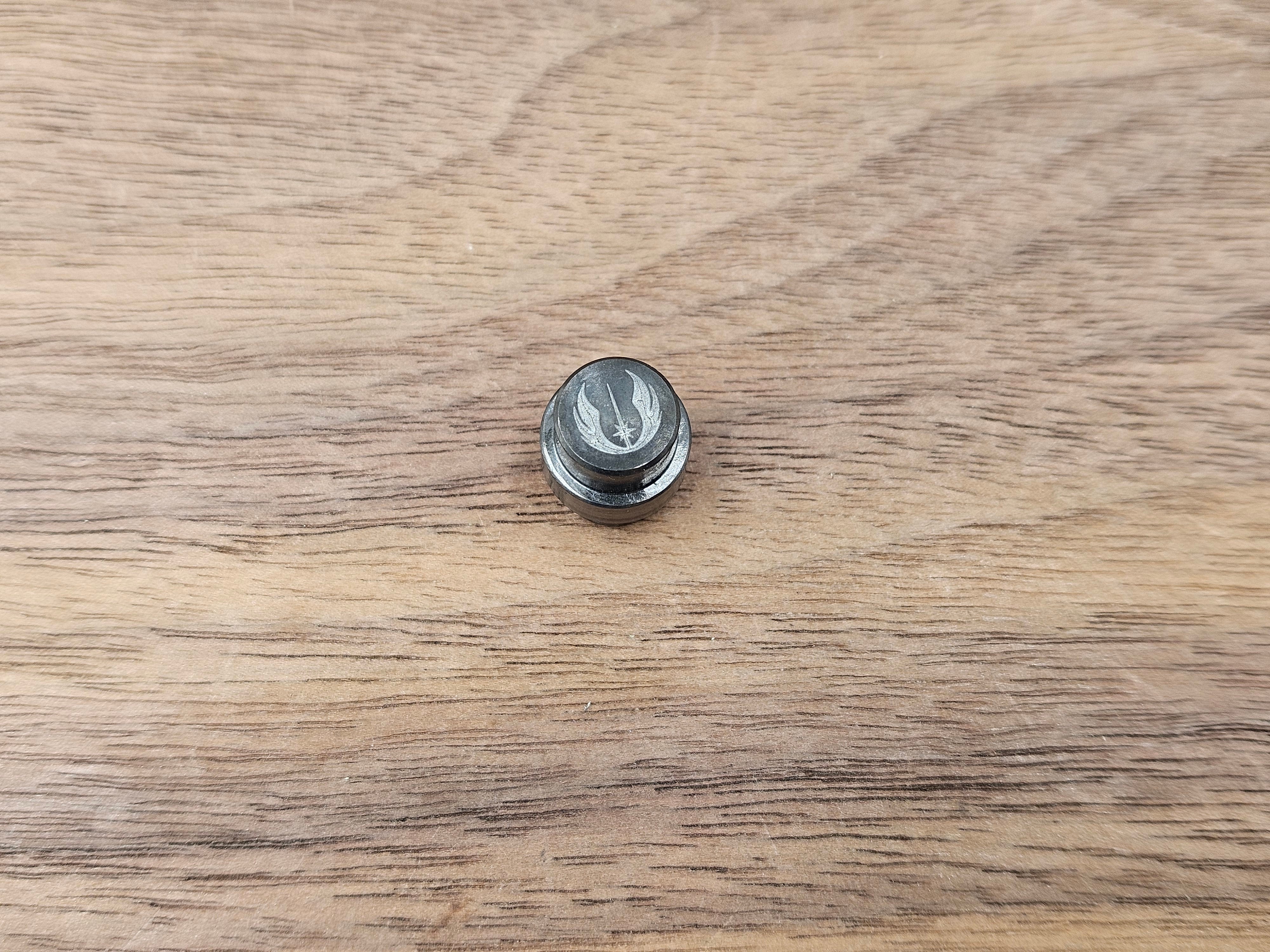 CLR Zirconium Lanyard Hole Plug<br>Spyderco Manix 2 Jedi