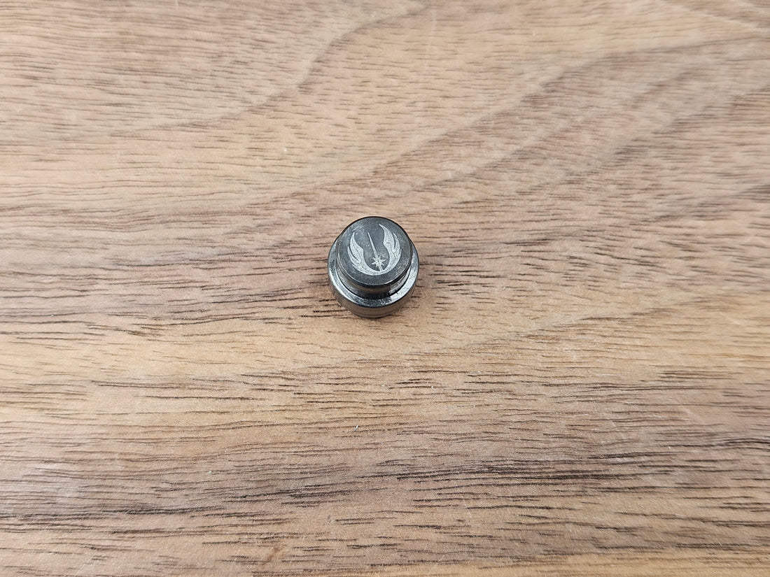 CLR Zirconium Lanyard Hole Plug<br>Spyderco Manix 2 Jedi