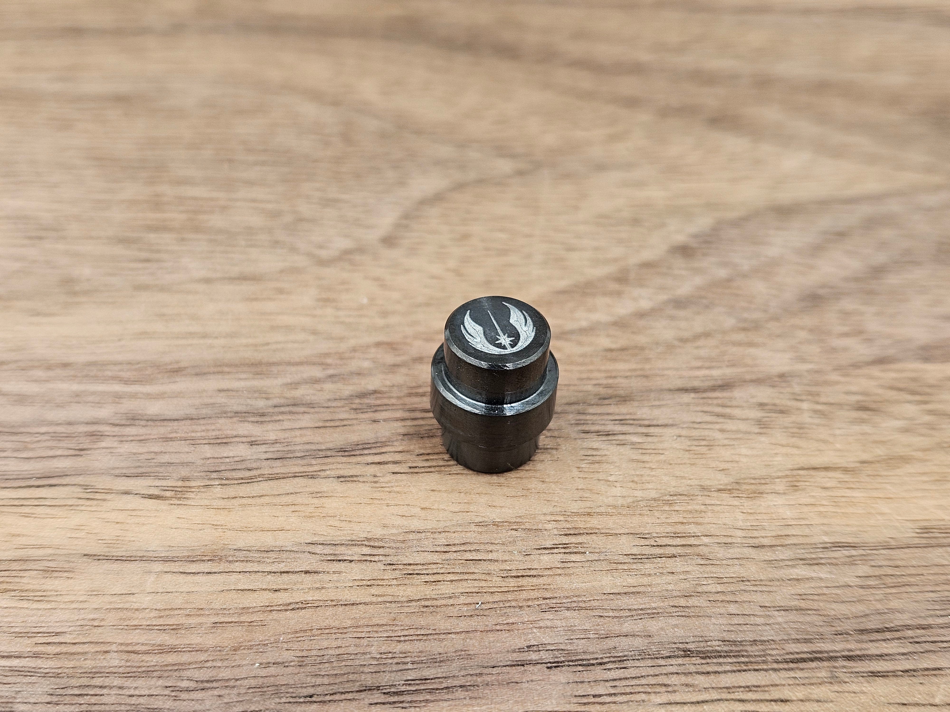 CLR Zirconium Lanyard Hole Plug<br>Spyderco Manix 2 Jedi