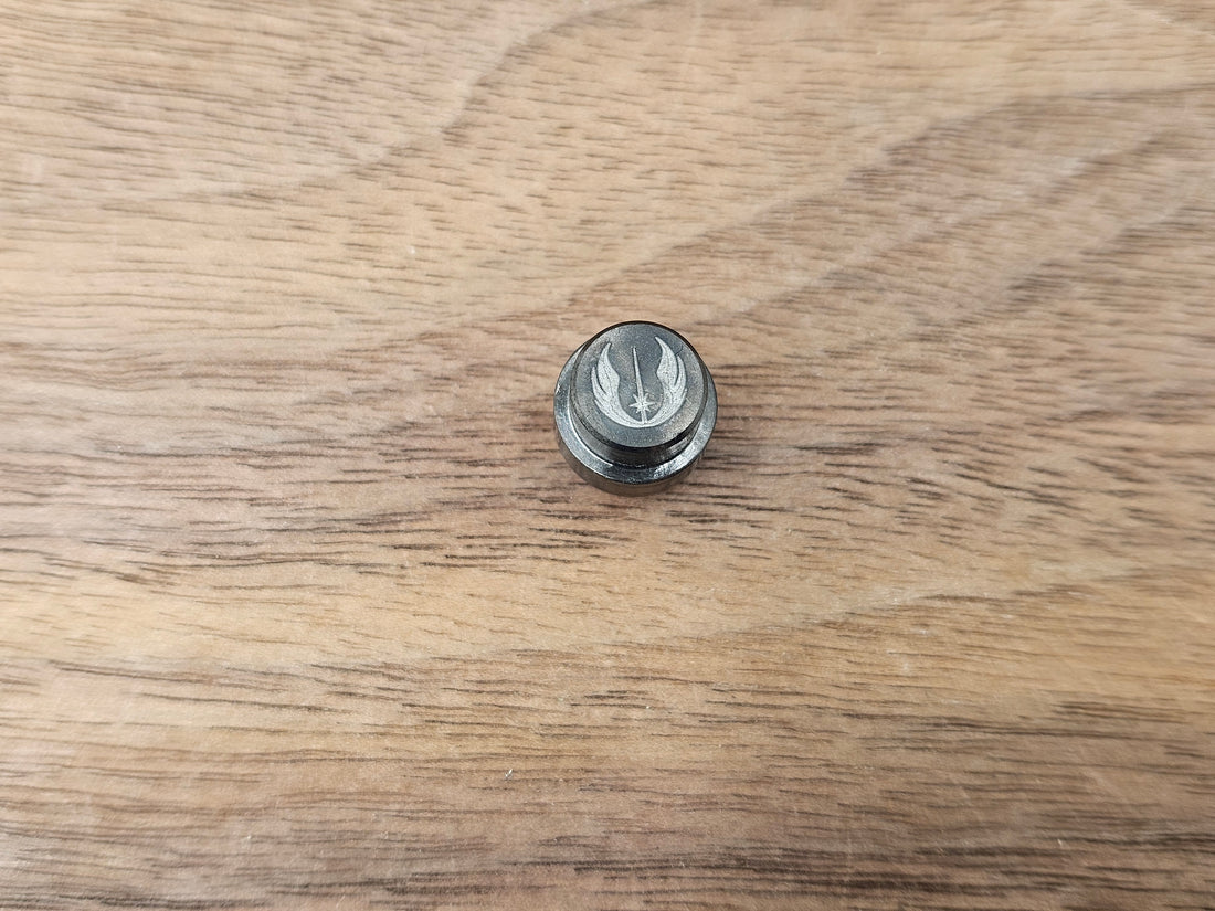 CLR Zirconium Lanyard Hole Plug<br>Spyderco Manix 2 Jedi
