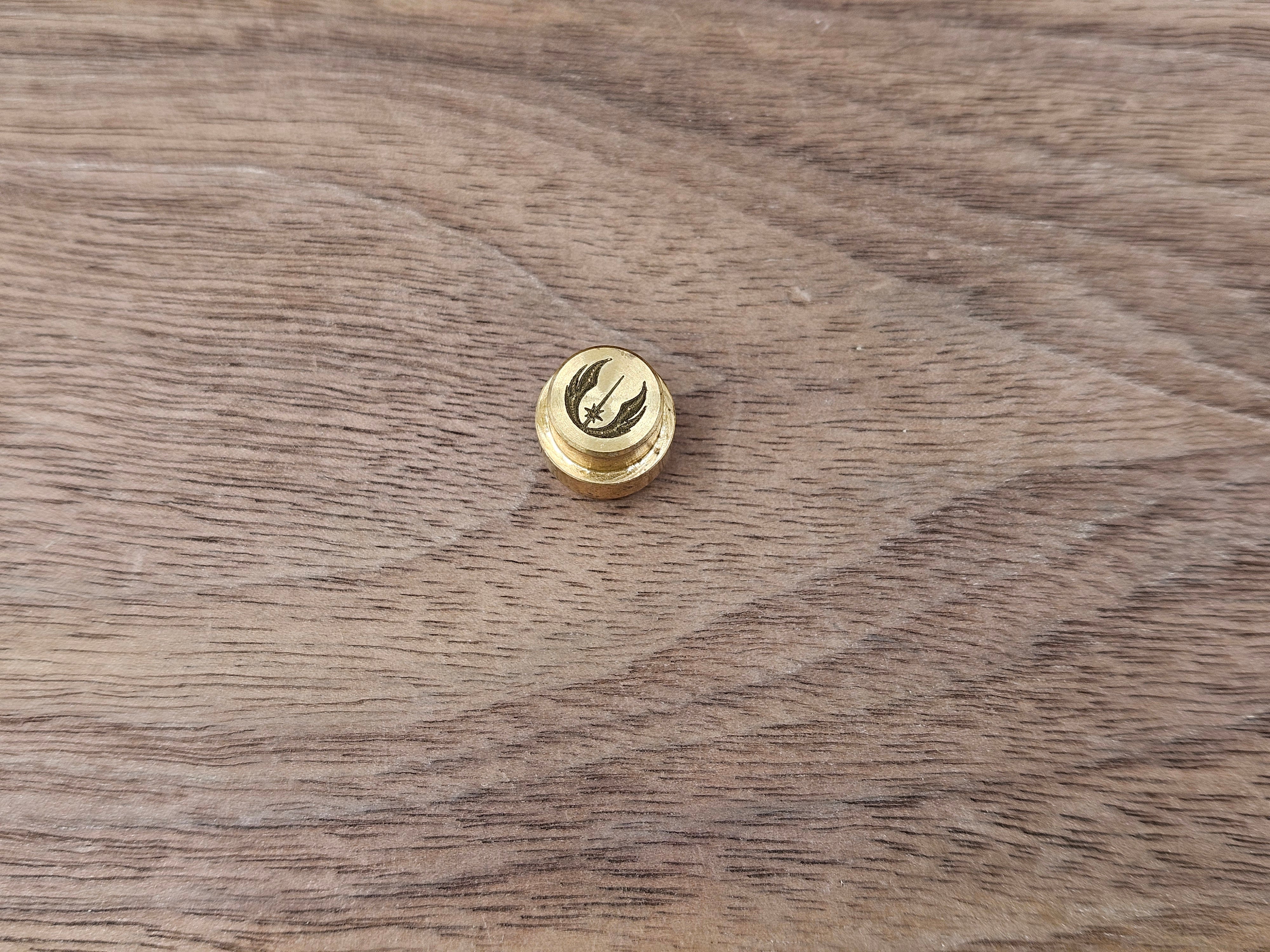 CLR Brass Lanyard Hole Plug<br>Spyderco Manix 2 Jedi Black engraving