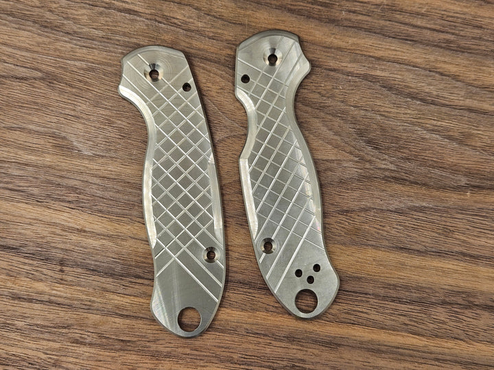 CLR Spyderco Paramilitary 3<br>Titanium Frag