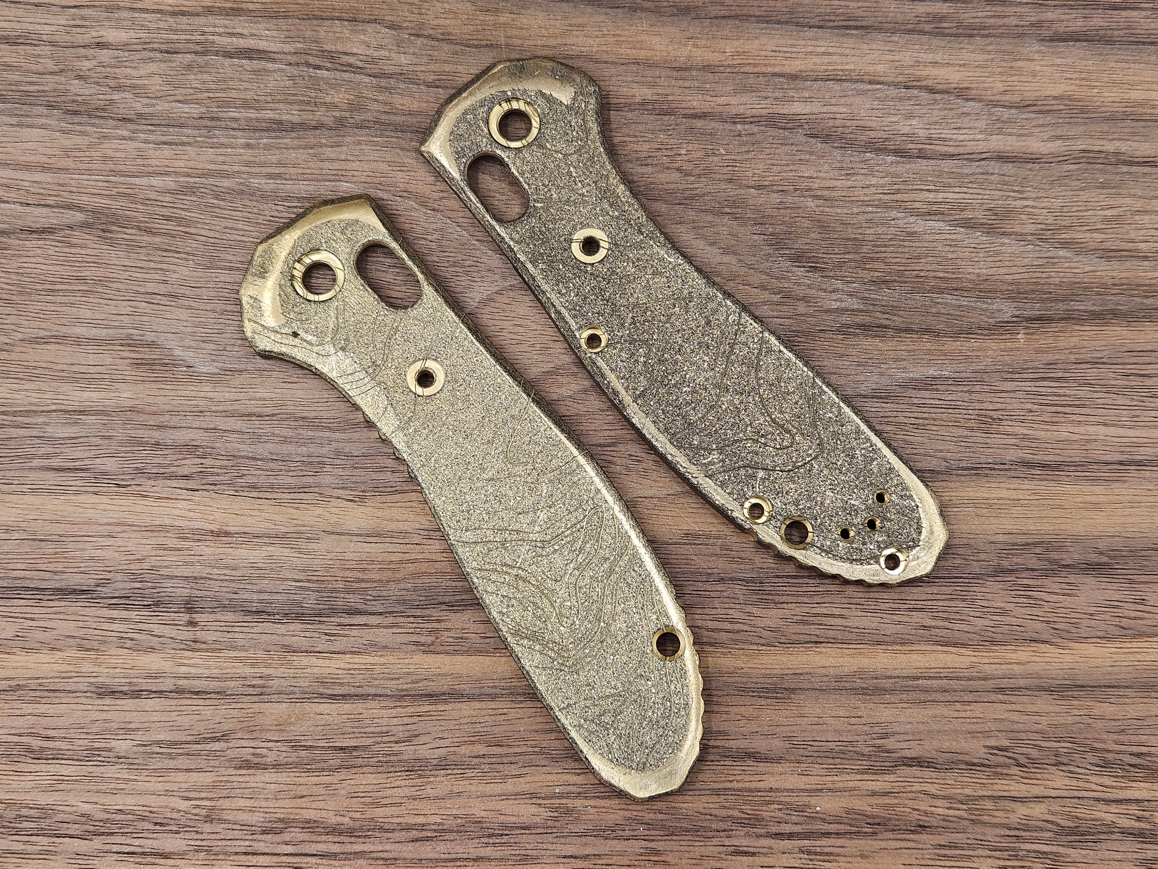 CLR Benchmade Griptilian 550<br>Brass Standard<br>Topo