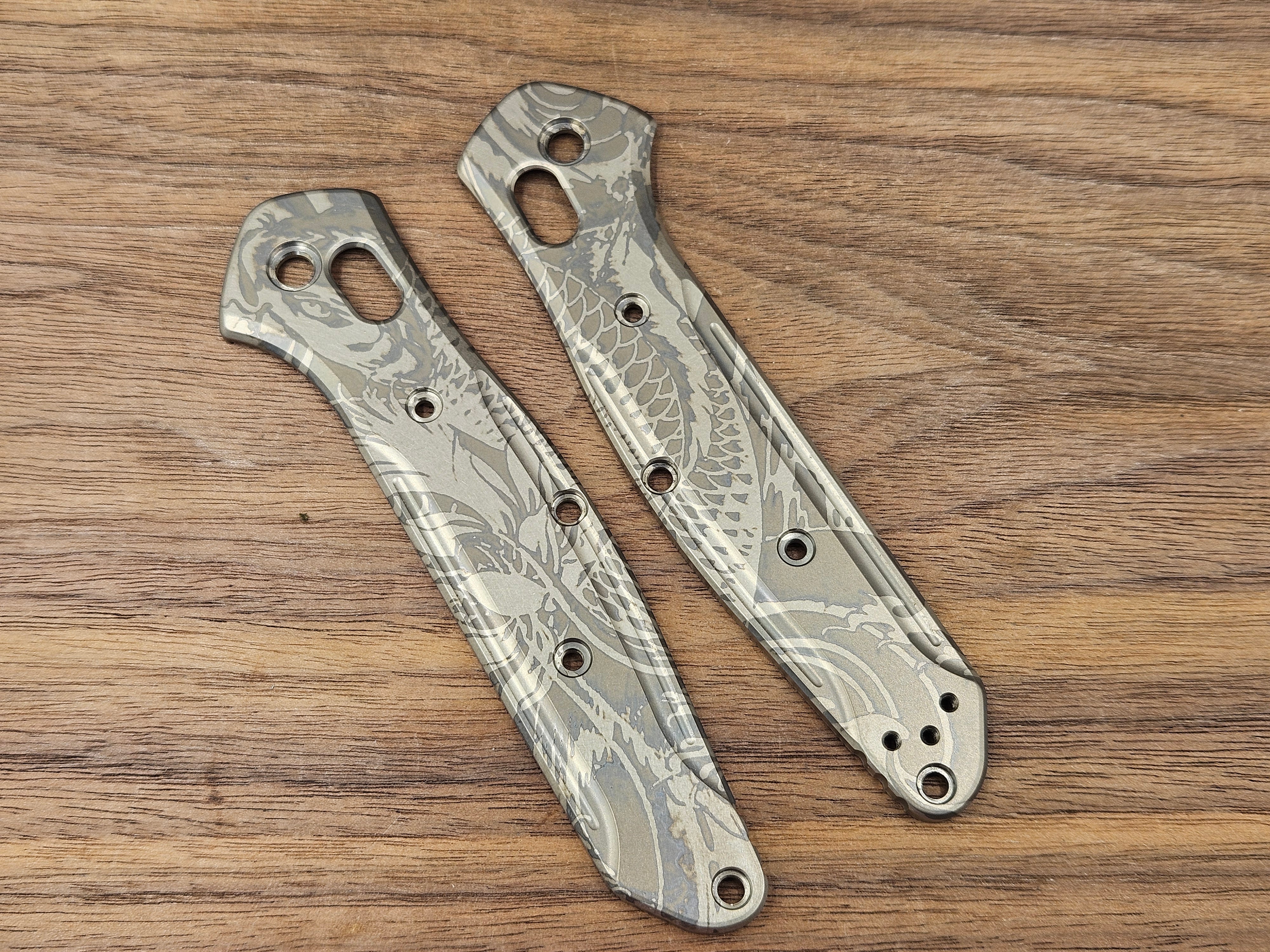 CLR Benchmade 940 Osborne<br>Titanium Standard Koi Fish