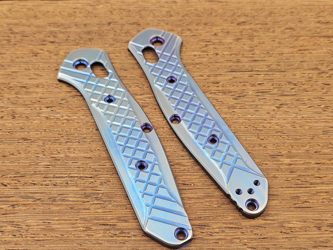 CLR Benchmade 940 Osborne<br>Titanium Frag Blue ano