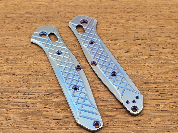 CLR Benchmade 940 Osborne<br>Titanium Frag Blue ano