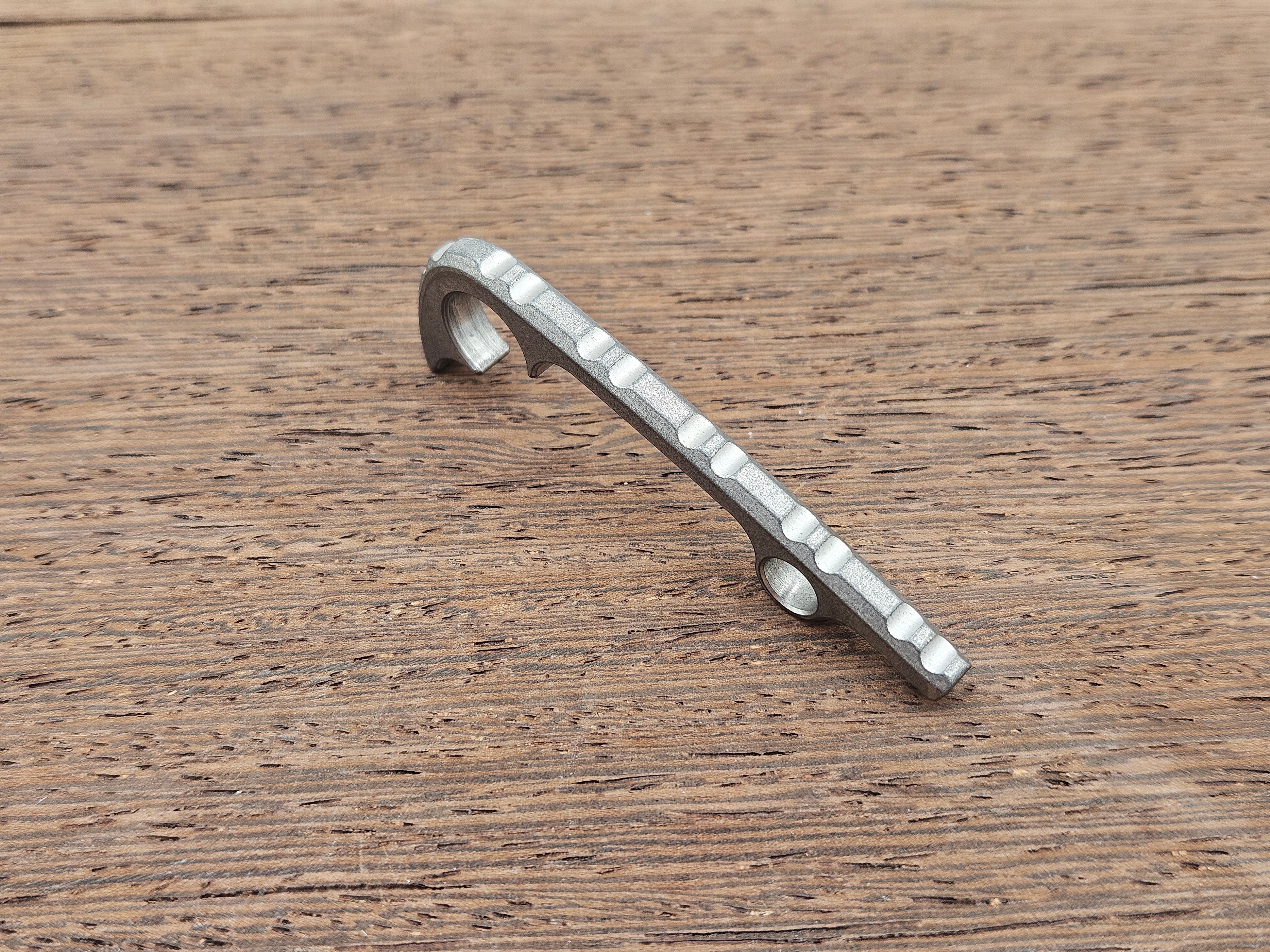 CLR Spyderco Paramilitary 2<br>Titanium Backspacer Stone Washed