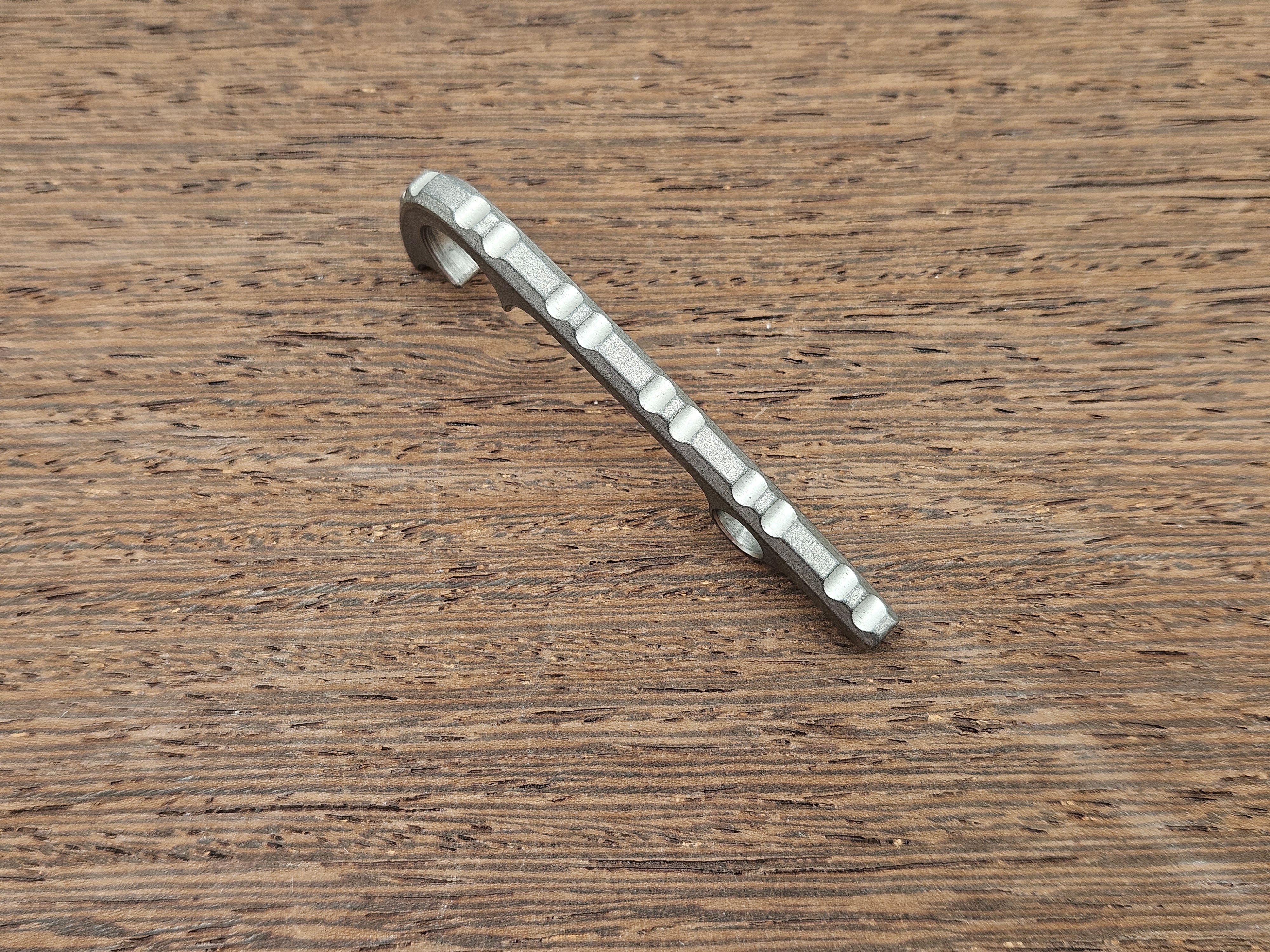 CLR Spyderco Paramilitary 2<br>Titanium Backspacer Stone Washed