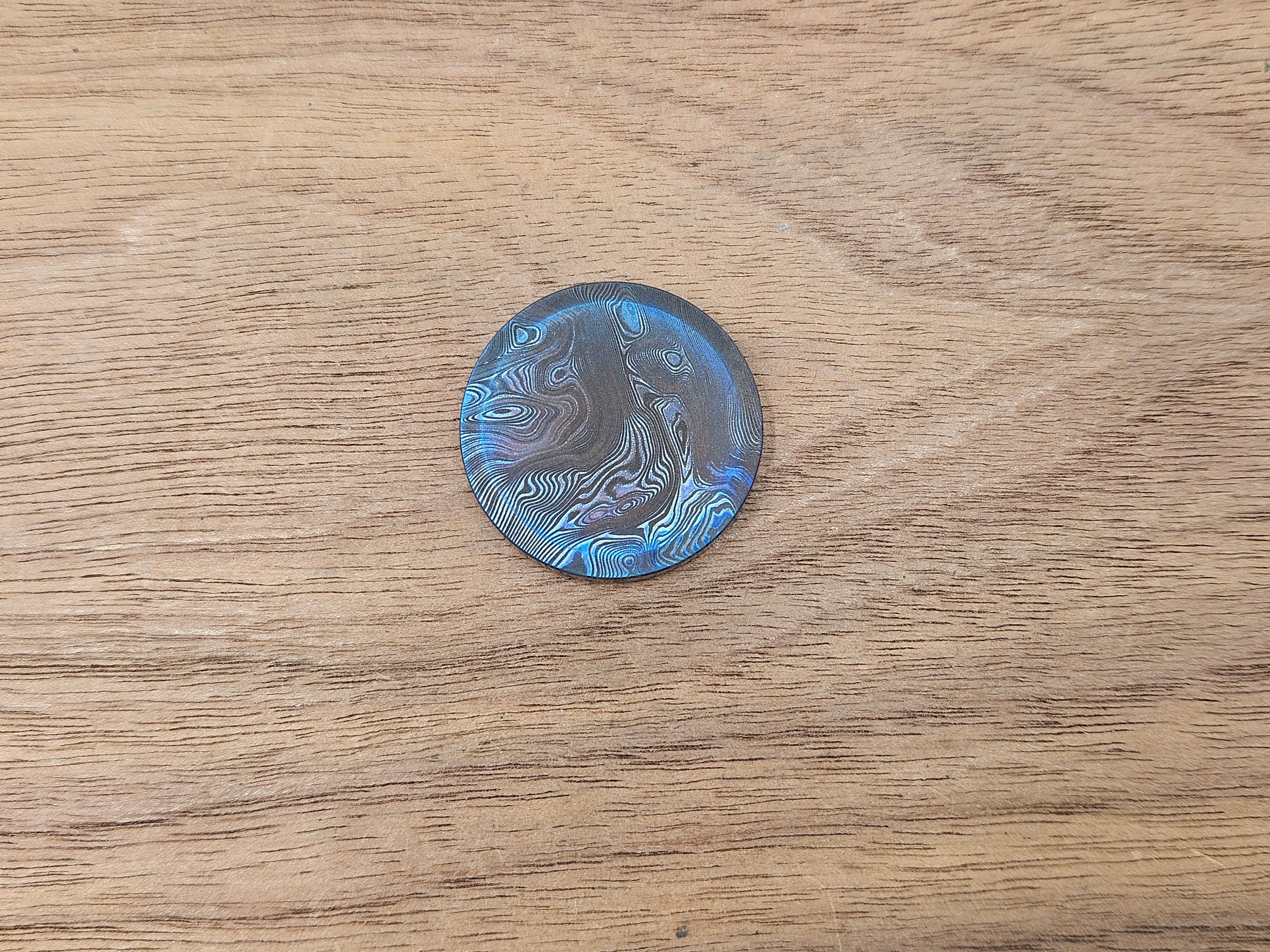 CLR Everyday Coin 100<br>Titanium Dama Fish Flamed