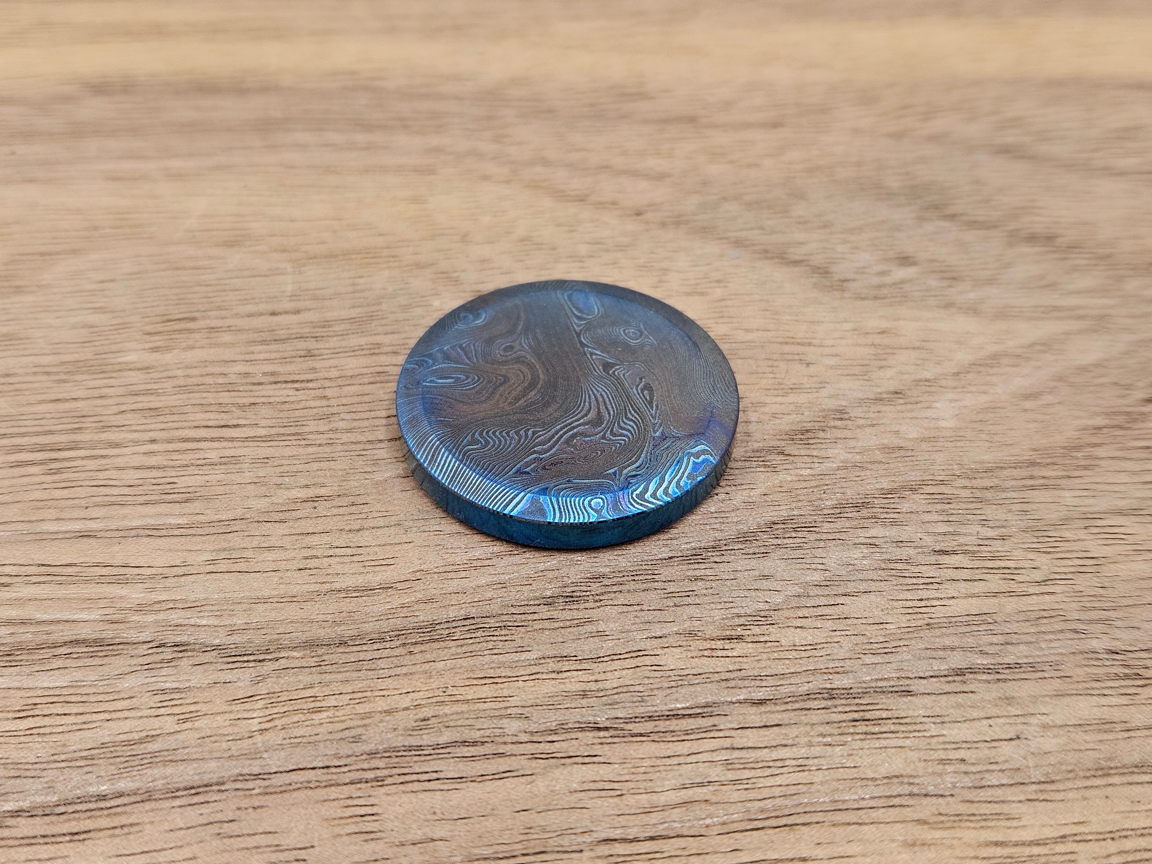 CLR Everyday Coin 100<br>Titanium Dama Fish Flamed