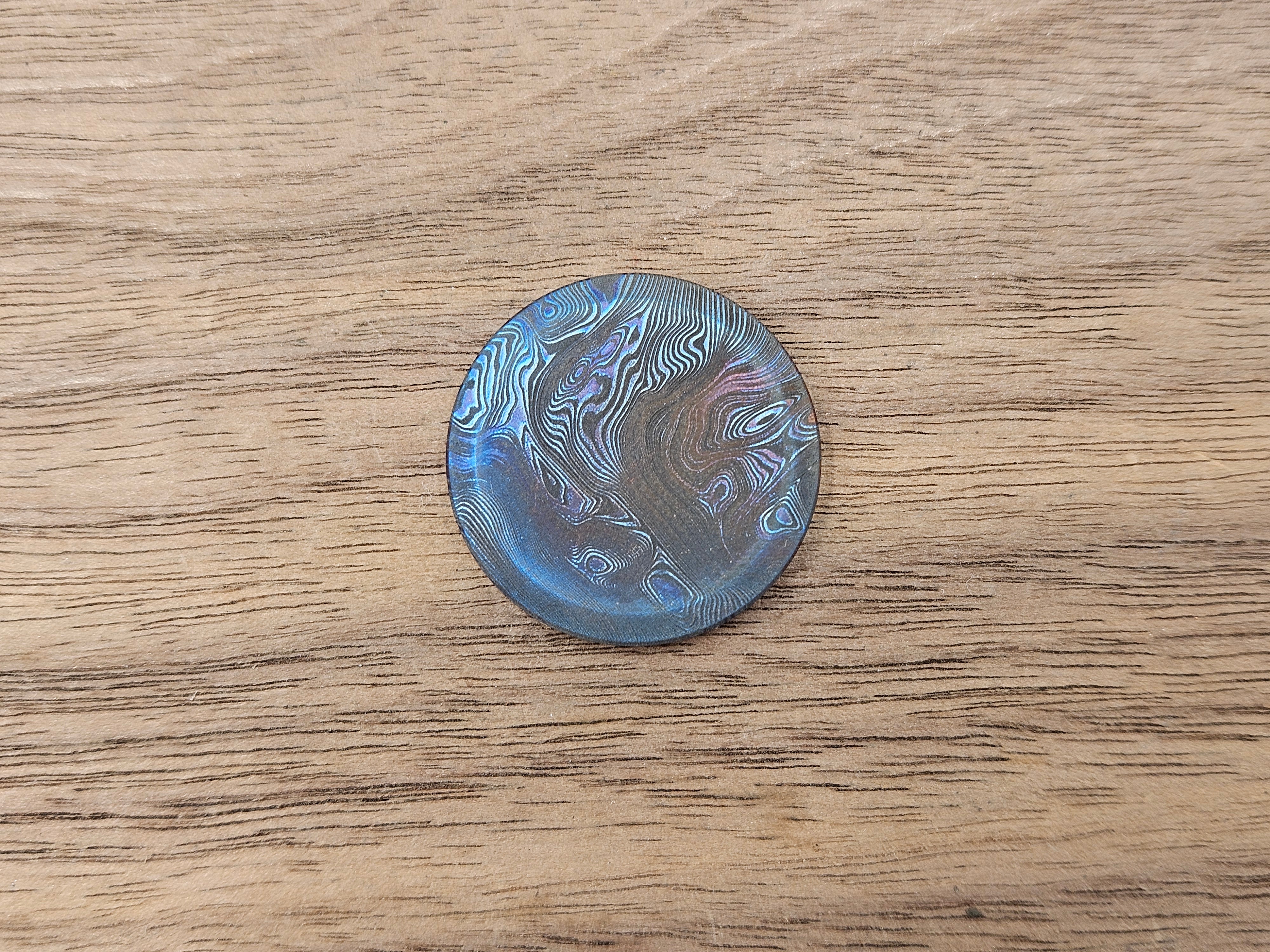 CLR Everyday Coin 100<br>Titanium Dama Fish Flamed