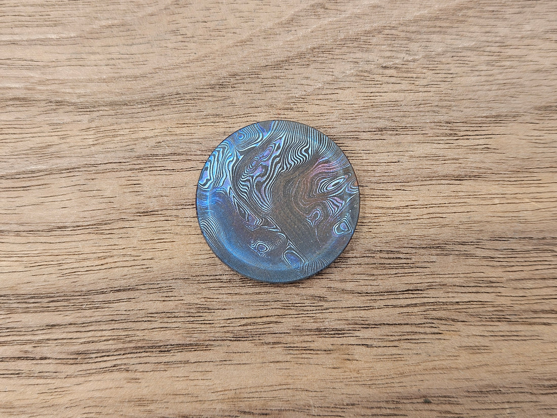 CLR Everyday Coin 100<br>Titanium Dama Fish Flamed