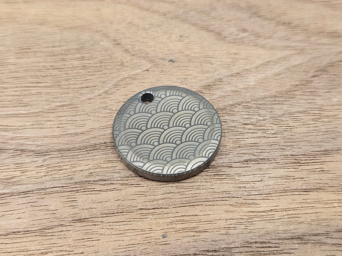 CLR Pendant<br>Titanium Seigaiha Dark