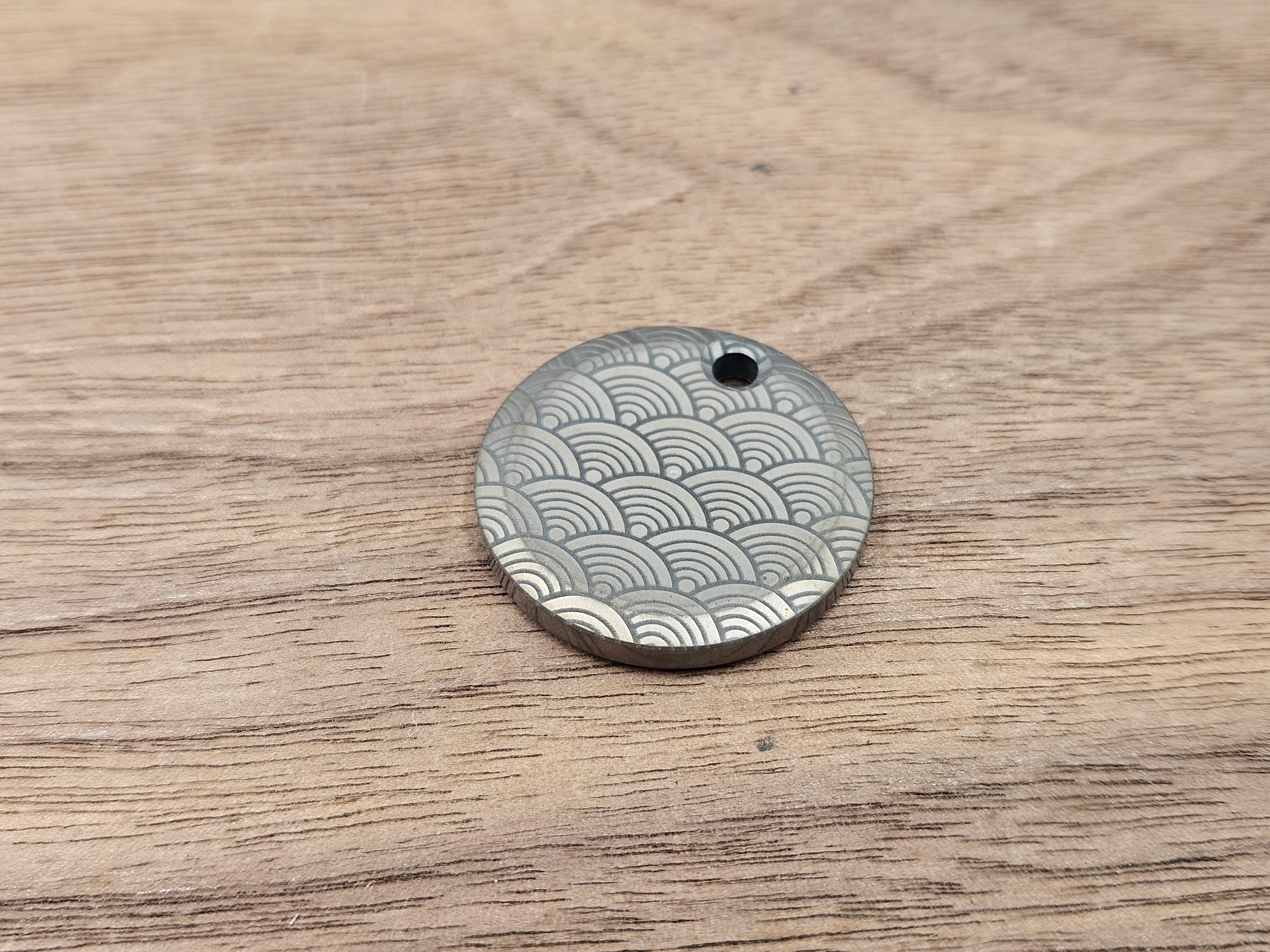 CLR Pendant<br>Titanium Seigaiha Dark