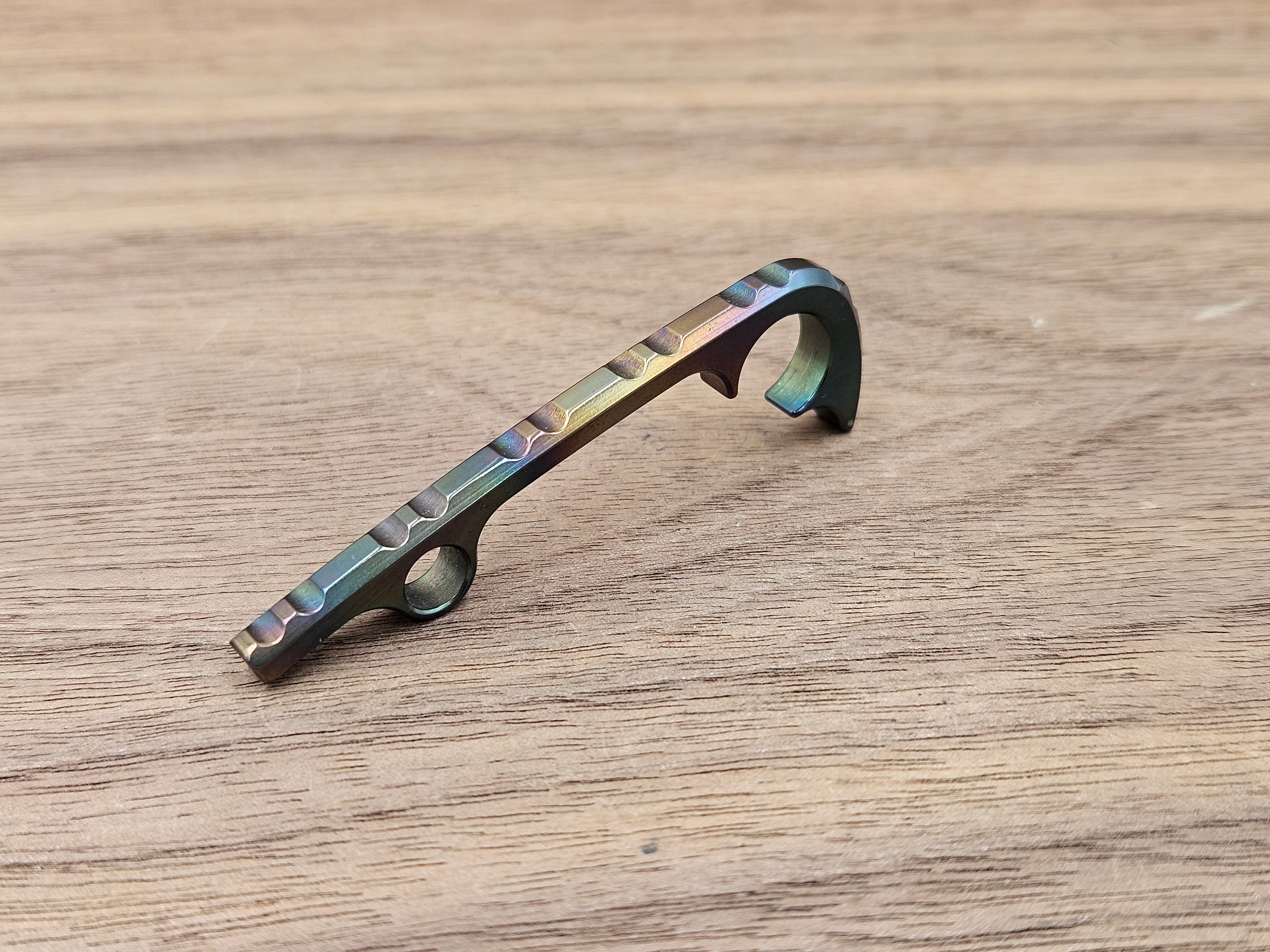 CLR Spyderco PM2<br>Zirconium Backspacer Oil Slick