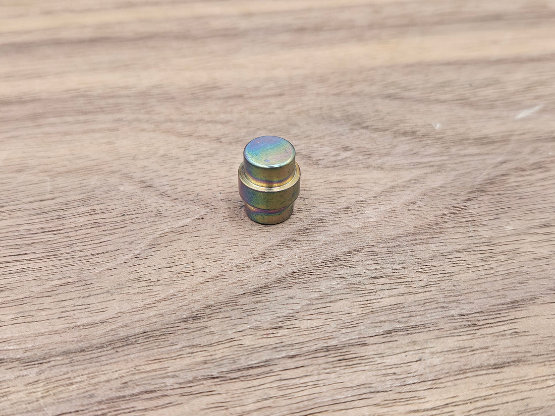 CLR Titanium Lanyard Hole Plug<br>Spyderco Manix 2 Oil Slick