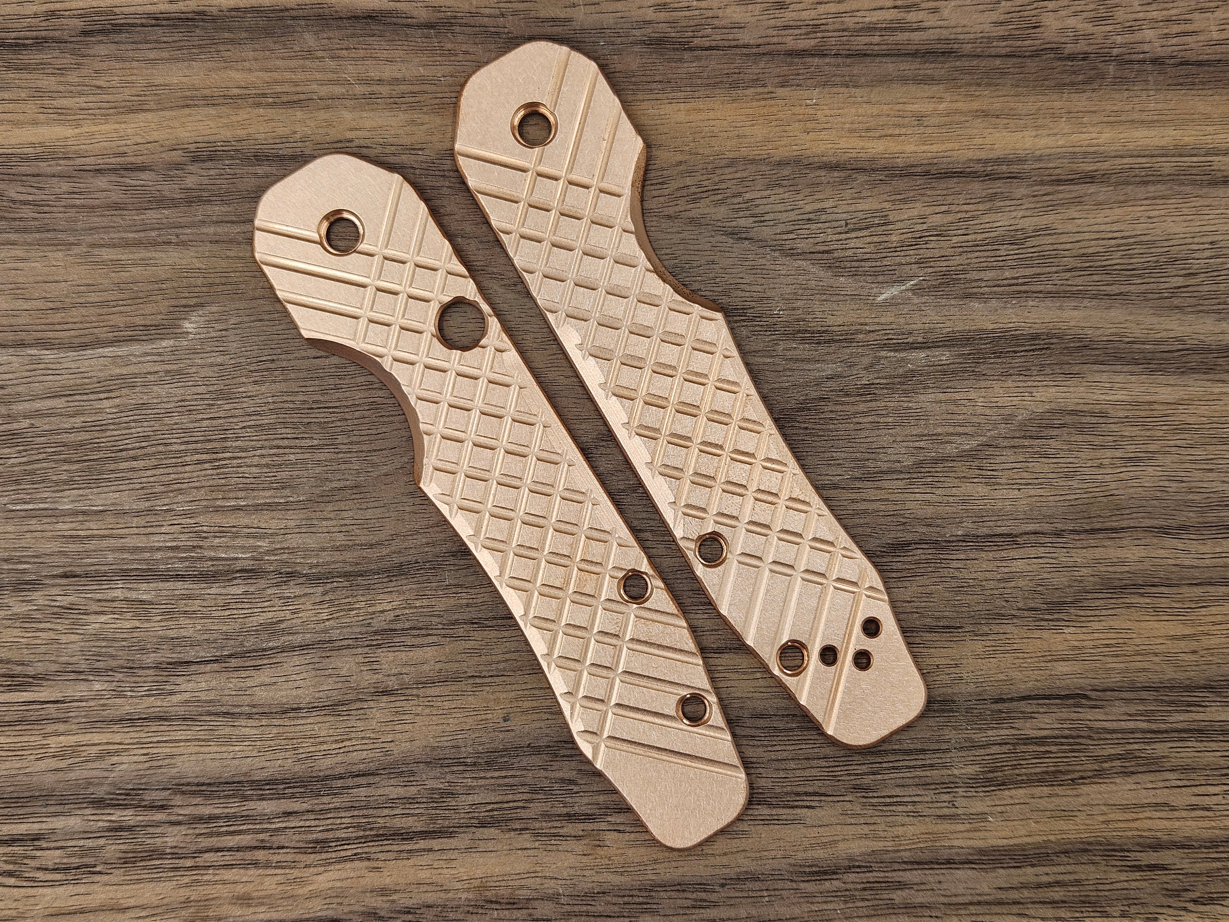 CLR Spyderco Smock<br>Copper Frag Brushed