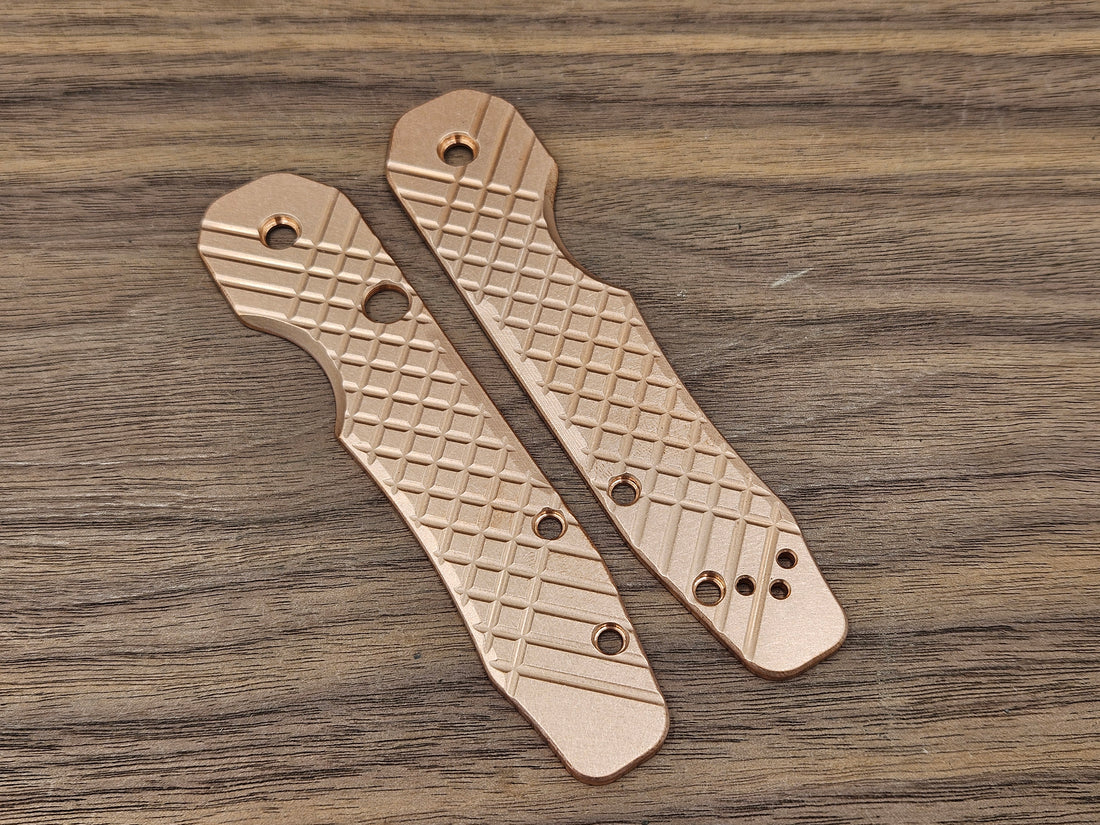 CLR Spyderco Smock<br>Copper Frag Brushed