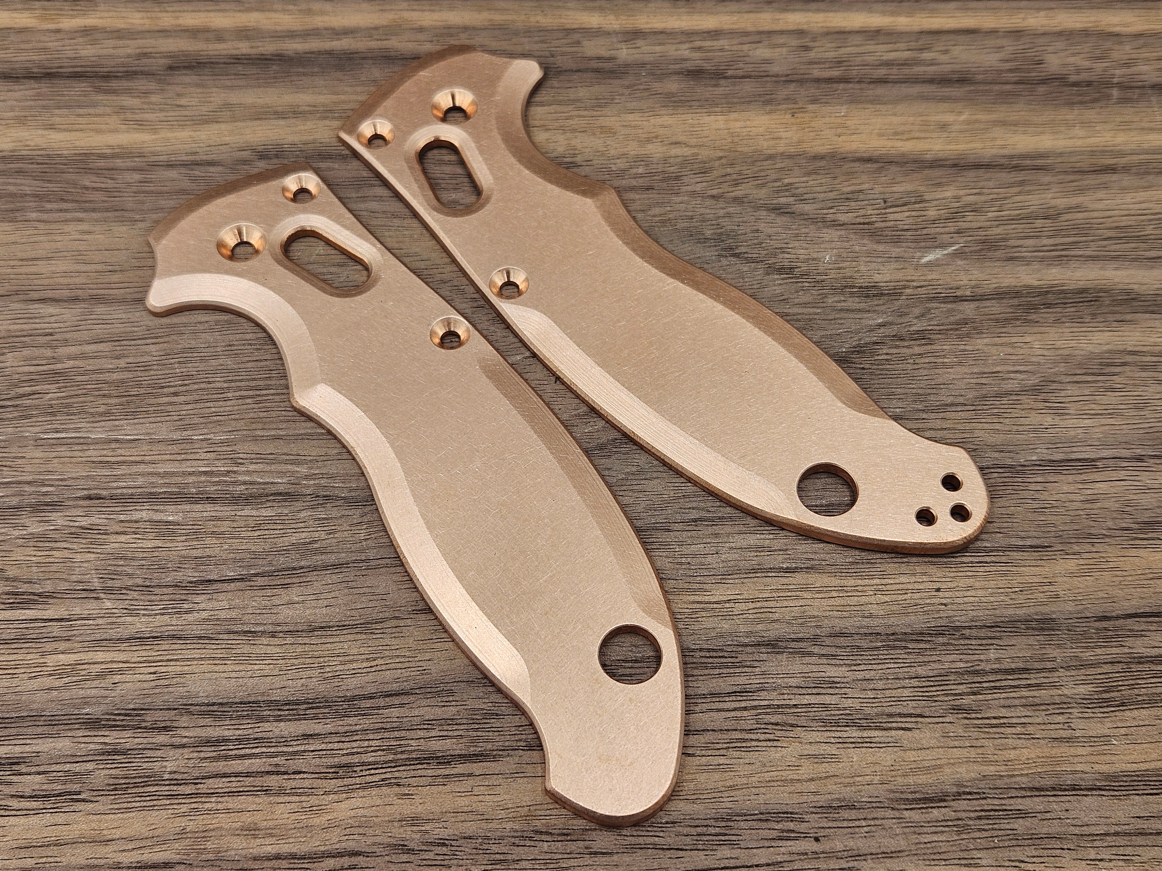 CLR Spyderco Manix 2<br>Copper Standard Brushed