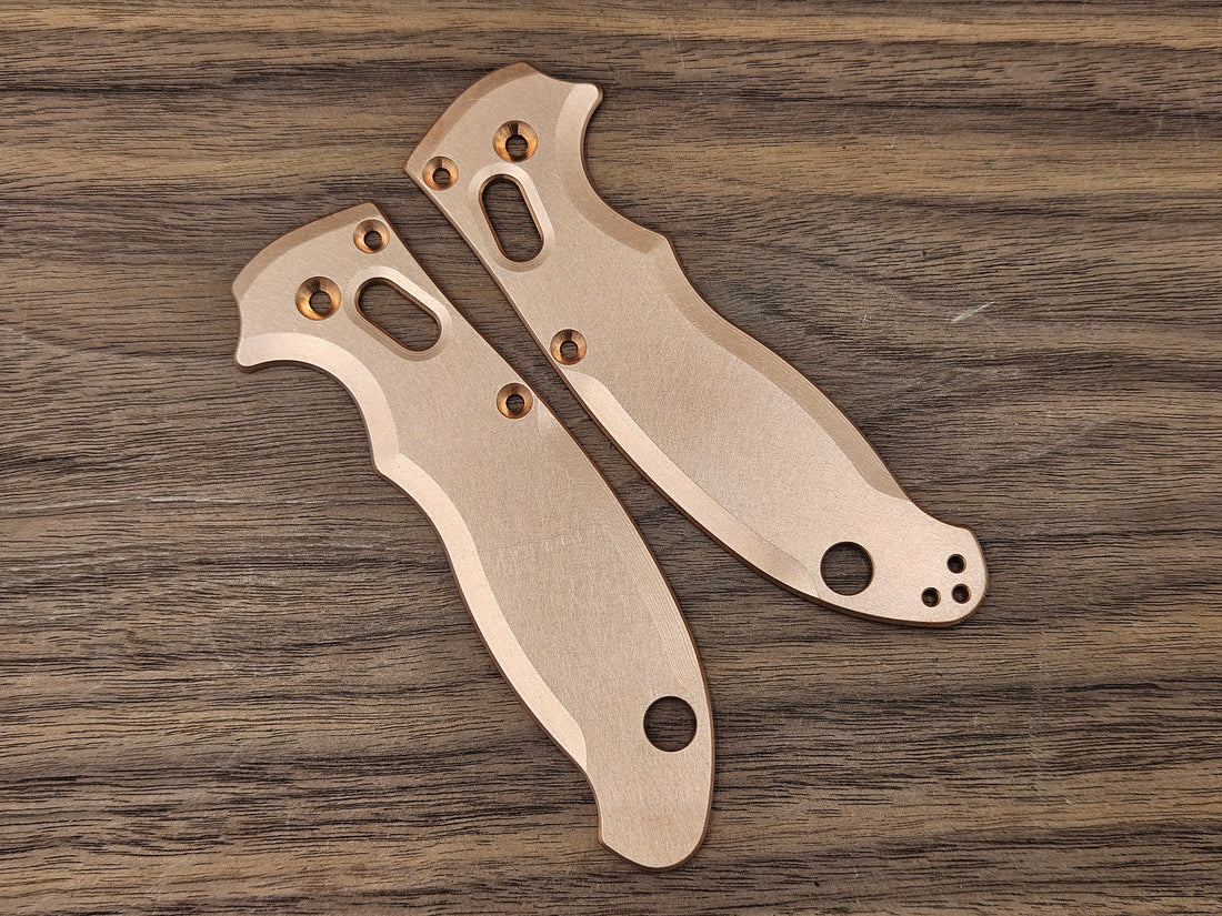 CLR Spyderco Manix 2<br>Copper Standard Brushed