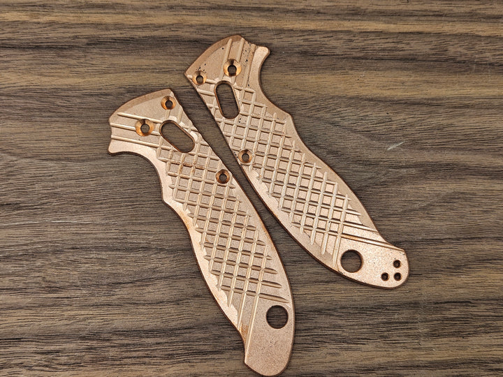 CLR Spyderco Manix 2<br>Copper Frag Stone Washed