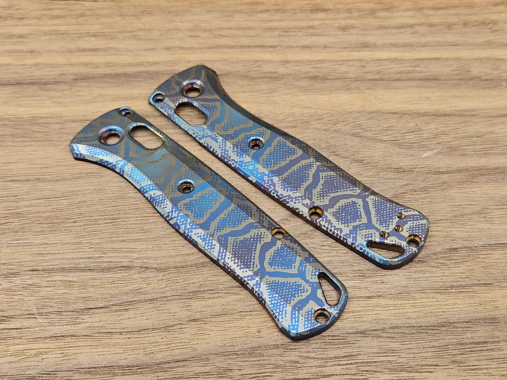 CLR Benchmade Bugout 535<br>Titanium Standard<br>Reptilian Flamed