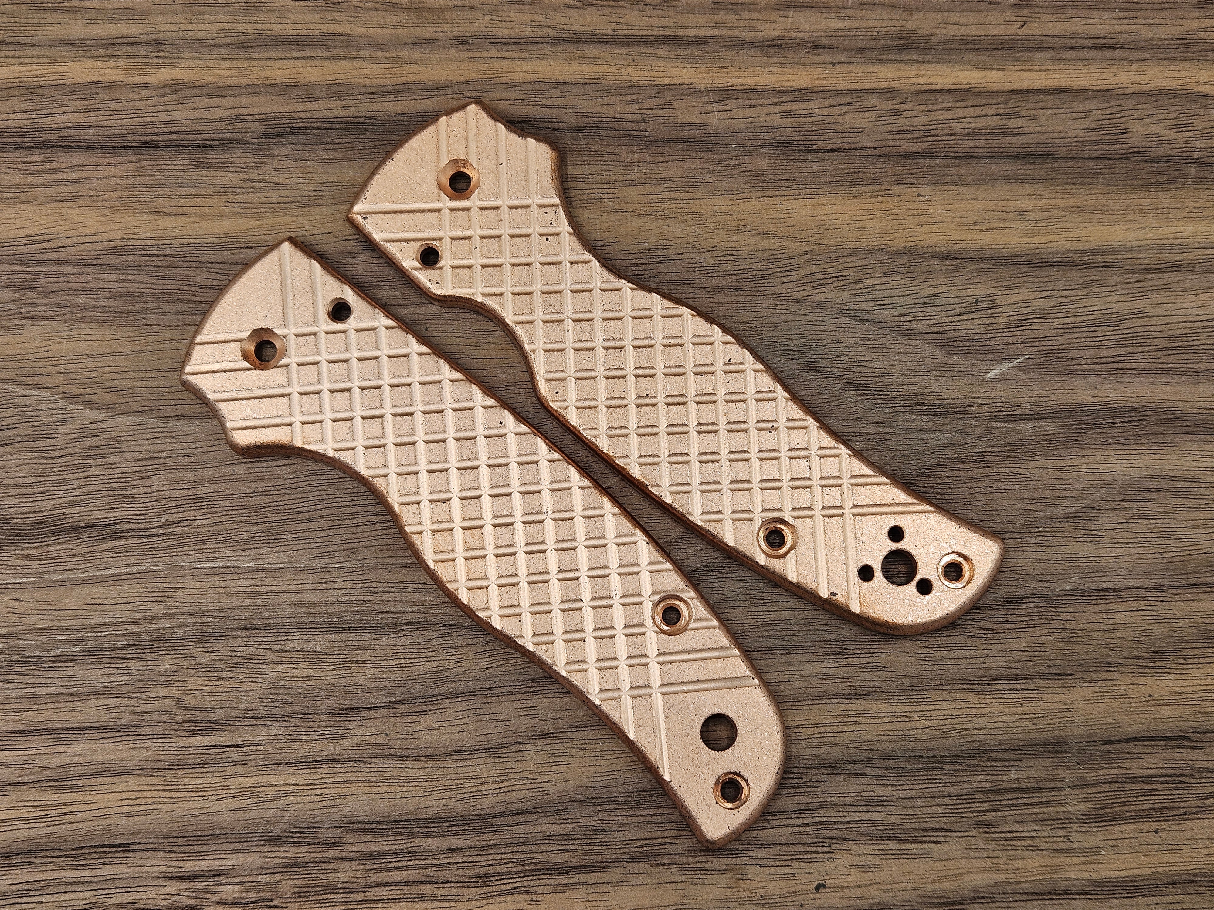 CLR Spyderco Shaman<br>Copper Frag Stone Washed