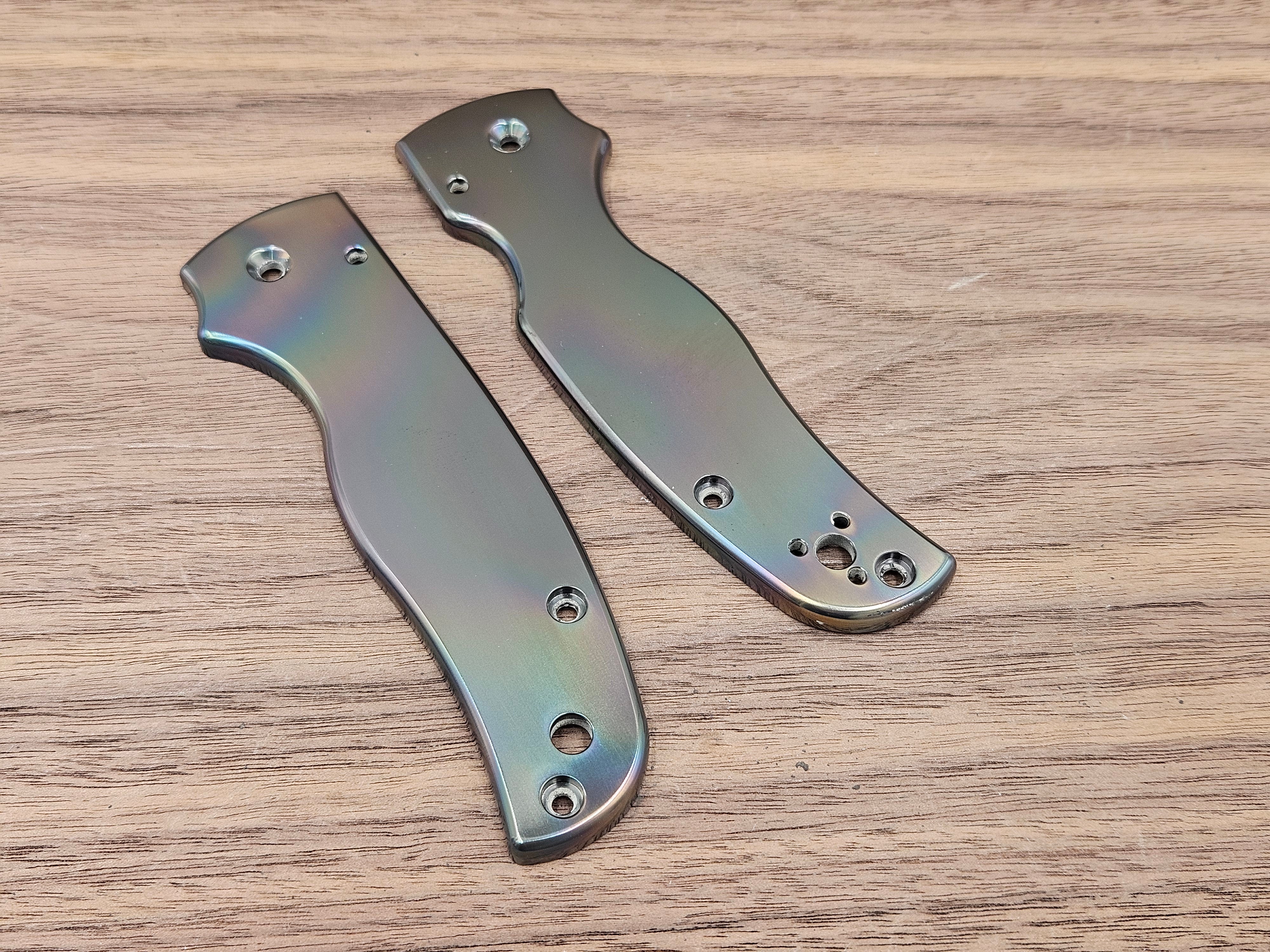 CLR Spyderco Shaman<br>Zirconium Standard Oil Slick