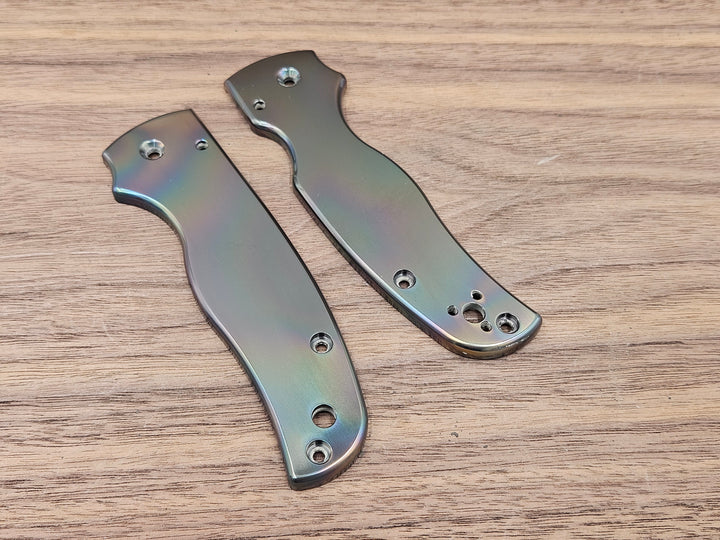 CLR Spyderco Shaman<br>Zirconium Standard Oil Slick