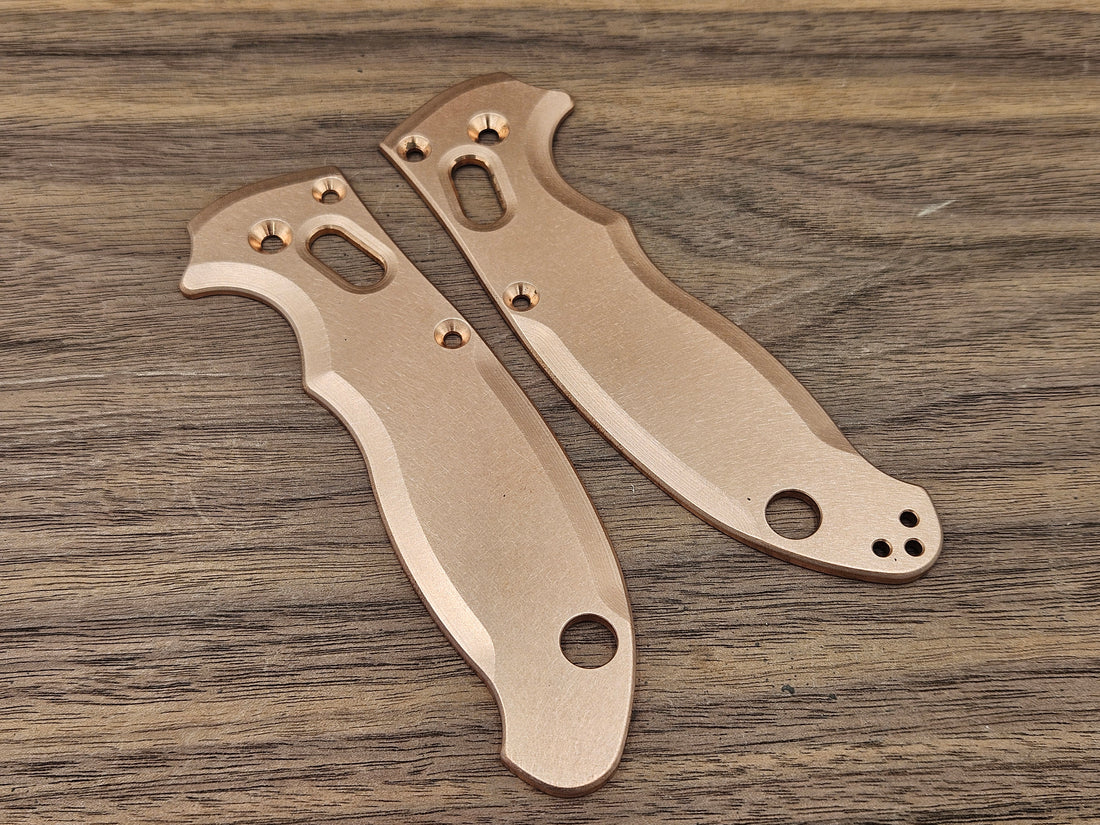 CLR Spyderco Manix 2<br>Copper Standard Brushed