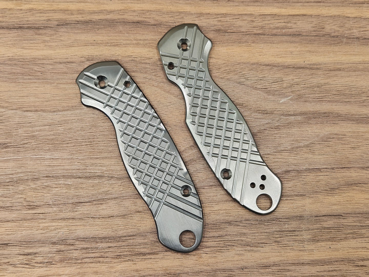 CLR Spyderco Paramilitary 3<br>Zirconium Frag