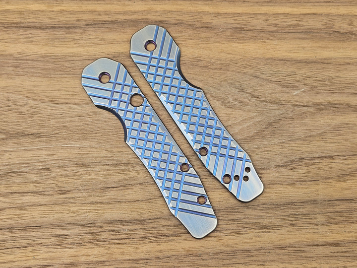 CLR Spyderco Smock<br>Titanium Frag 2-tone Blue