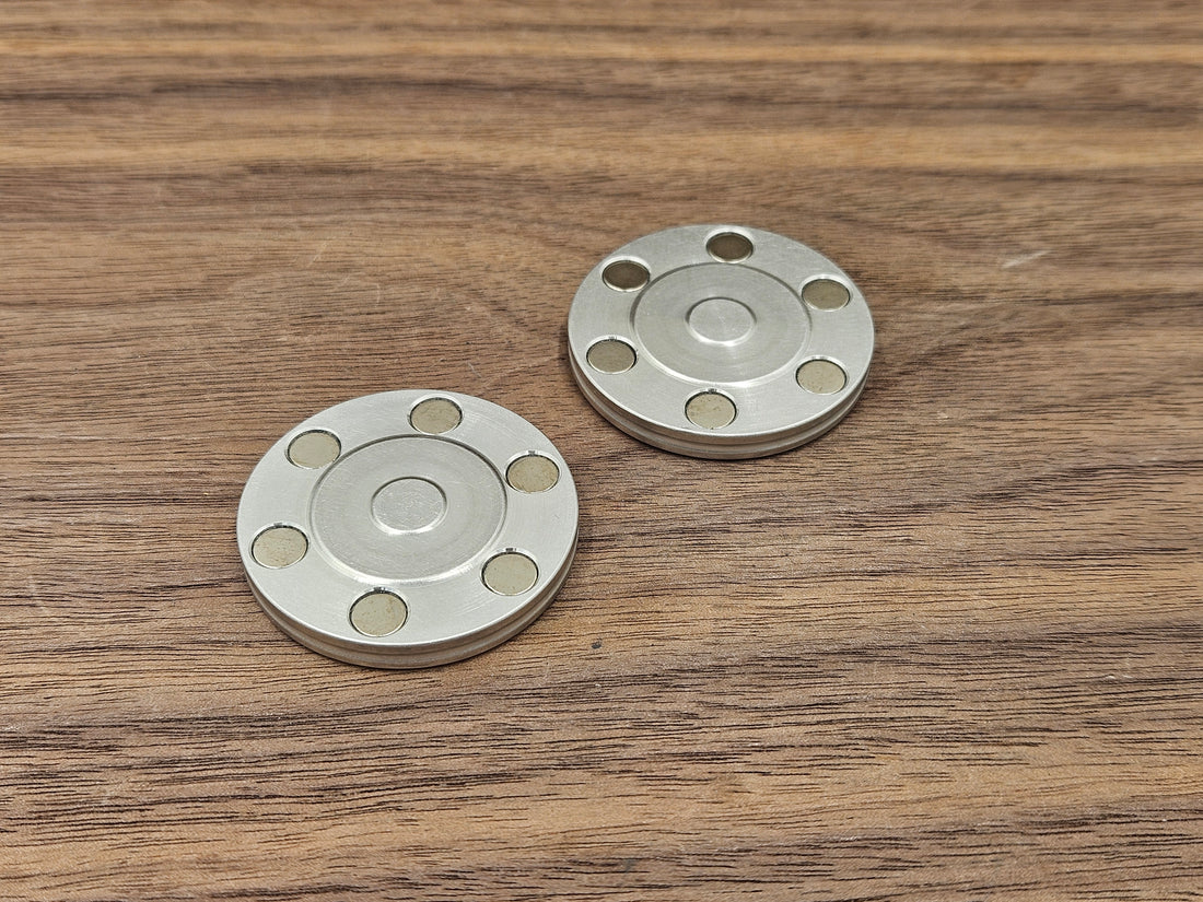 CLR Clicky Coin<br>Aluminum Brushed