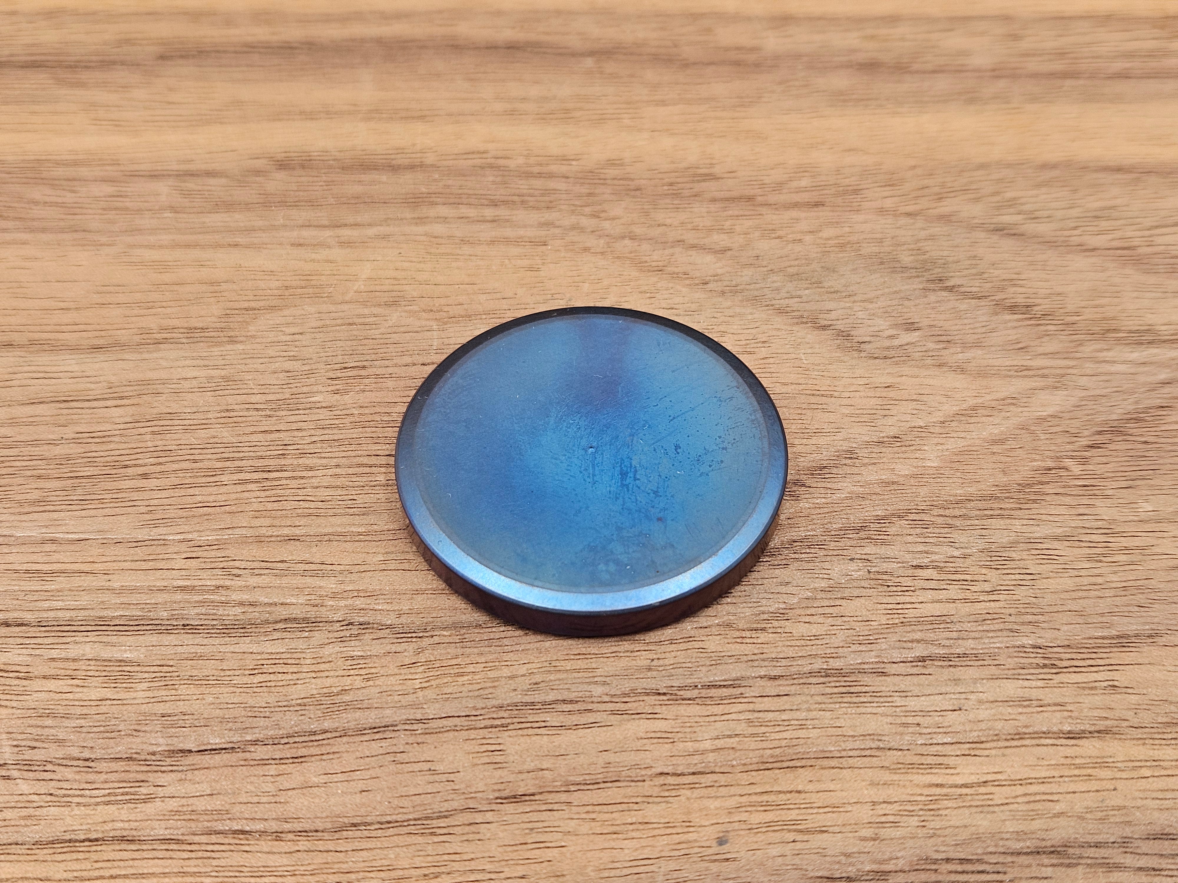 CLR Worry Coins Titanium 1.48 - Flamed Blue