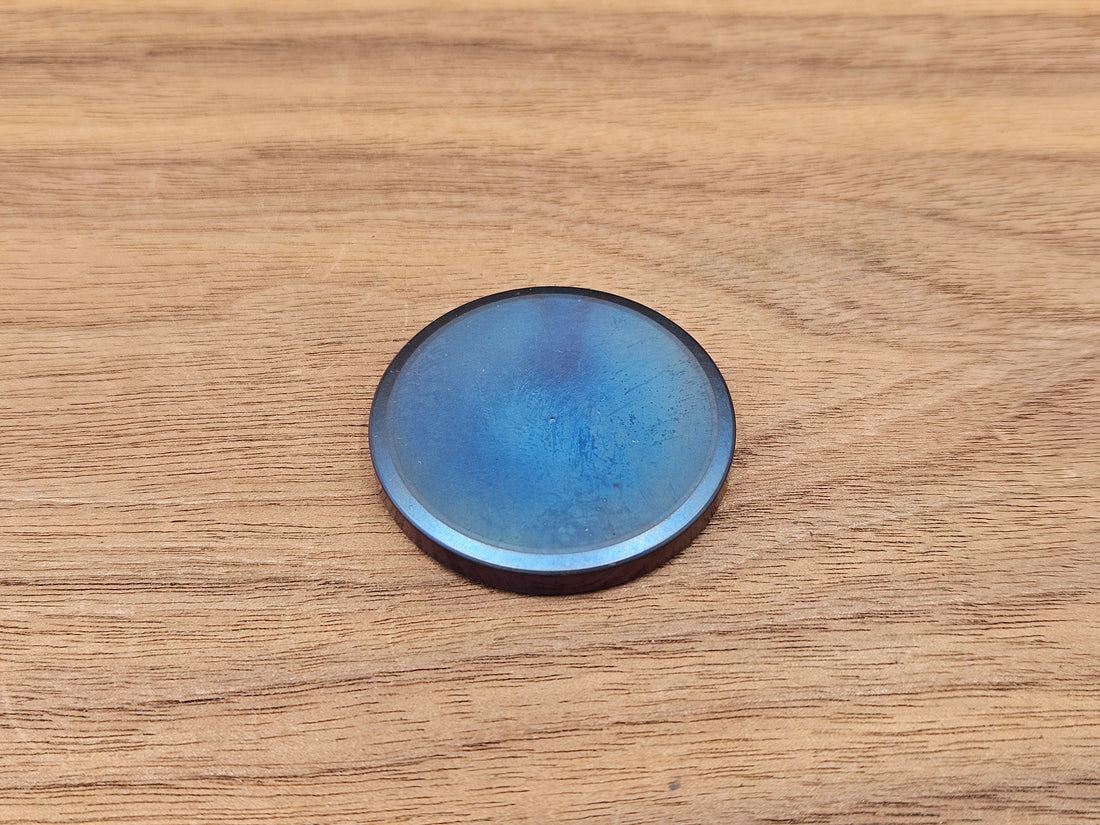 CLR Worry Coins Titanium 1.48 - Flamed Blue