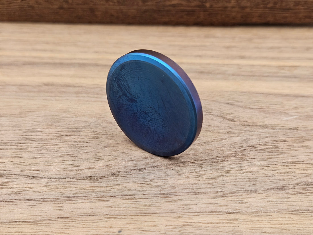 CLR Worry Coins Titanium 1.48 - Flamed Blue