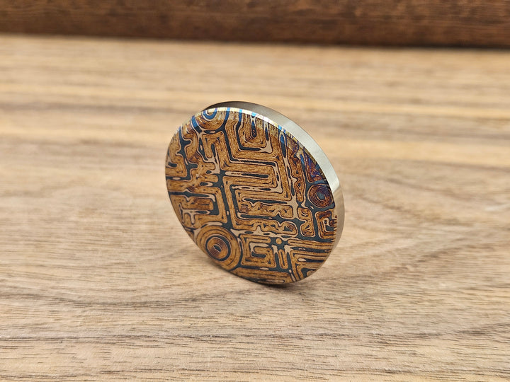 CLR Worry Coins Titanium 1.48 - Mystery lasered design