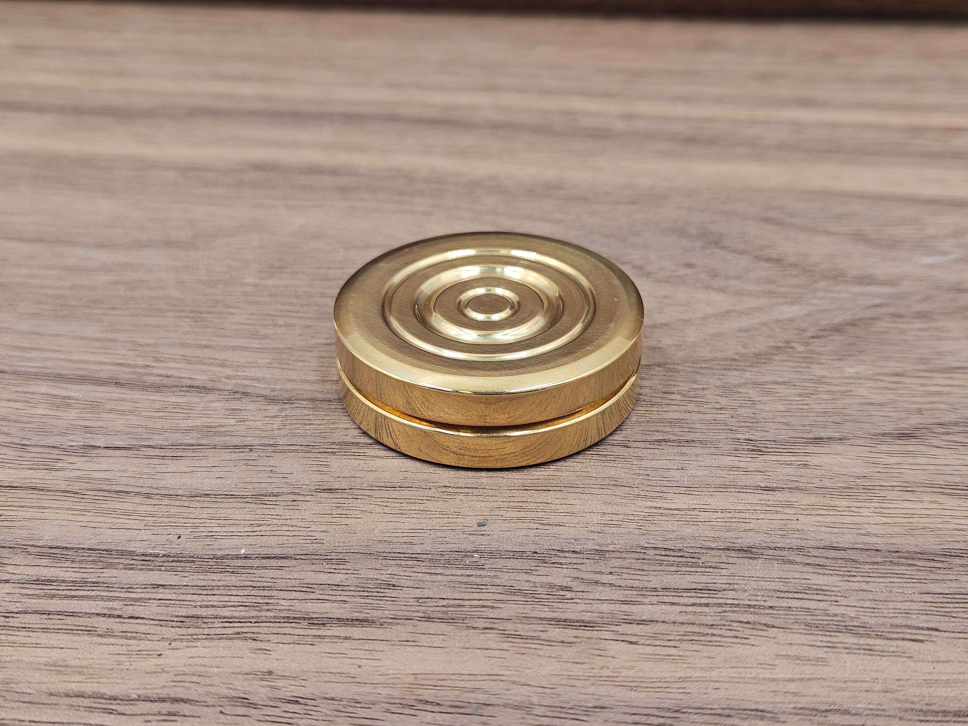 CLR Brass ORBITER HAPTIC Coins Brass Haptic Coins Fidget - Polished