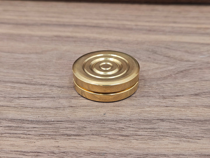 CLR Brass ORBITER HAPTIC Coins Brass Haptic Coins Fidget - Polished