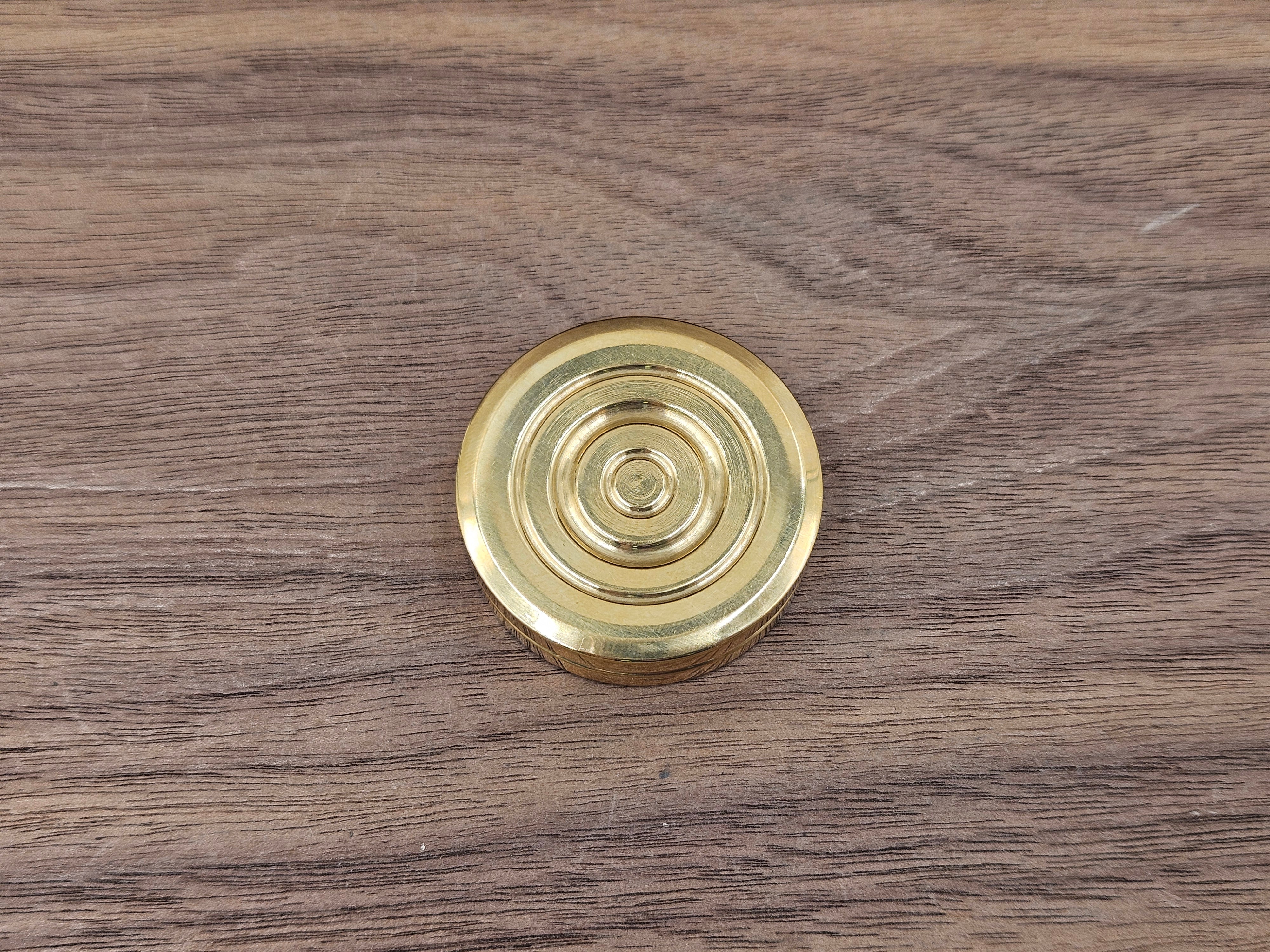 CLR Brass ORBITER HAPTIC Coins Brass Haptic Coins Fidget - Polished