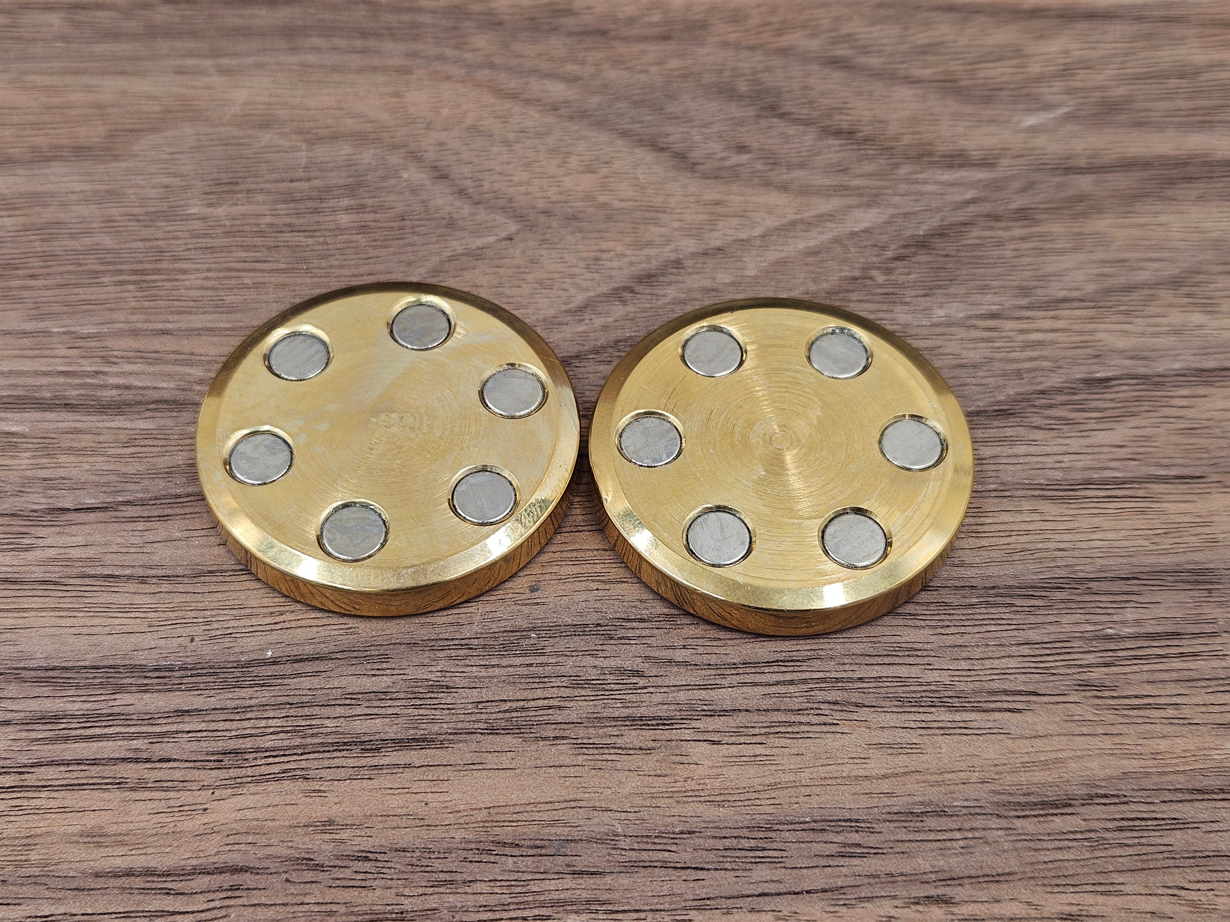 CLR Brass ORBITER HAPTIC Coins Brass Haptic Coins Fidget - Polished