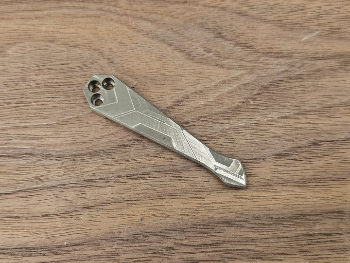 CLR Clip for Spyderco Titanium Standard Spidy - Falcon lasered