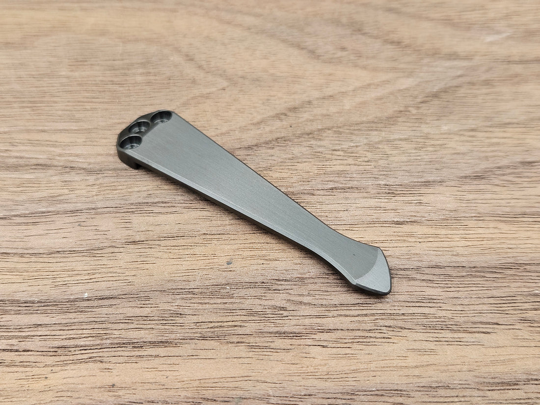 CLR Clip for Benchmade Zirconium Standard Spidy - Flamed Black